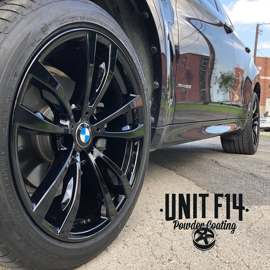 BMW X6 wheels refinished in Wet... - Unit F14 Powder Coating | Facebook