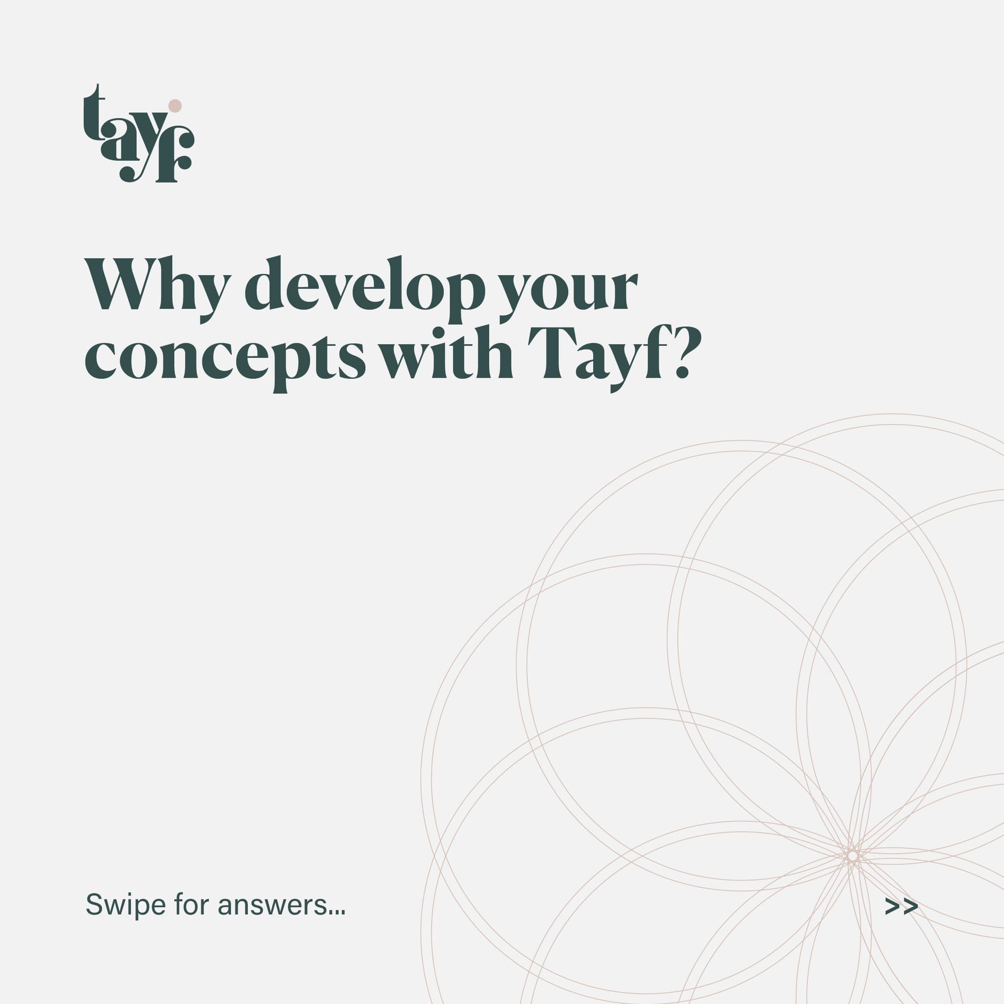 Tayf Egypt - Our broad spectrum helps us to mix and match...