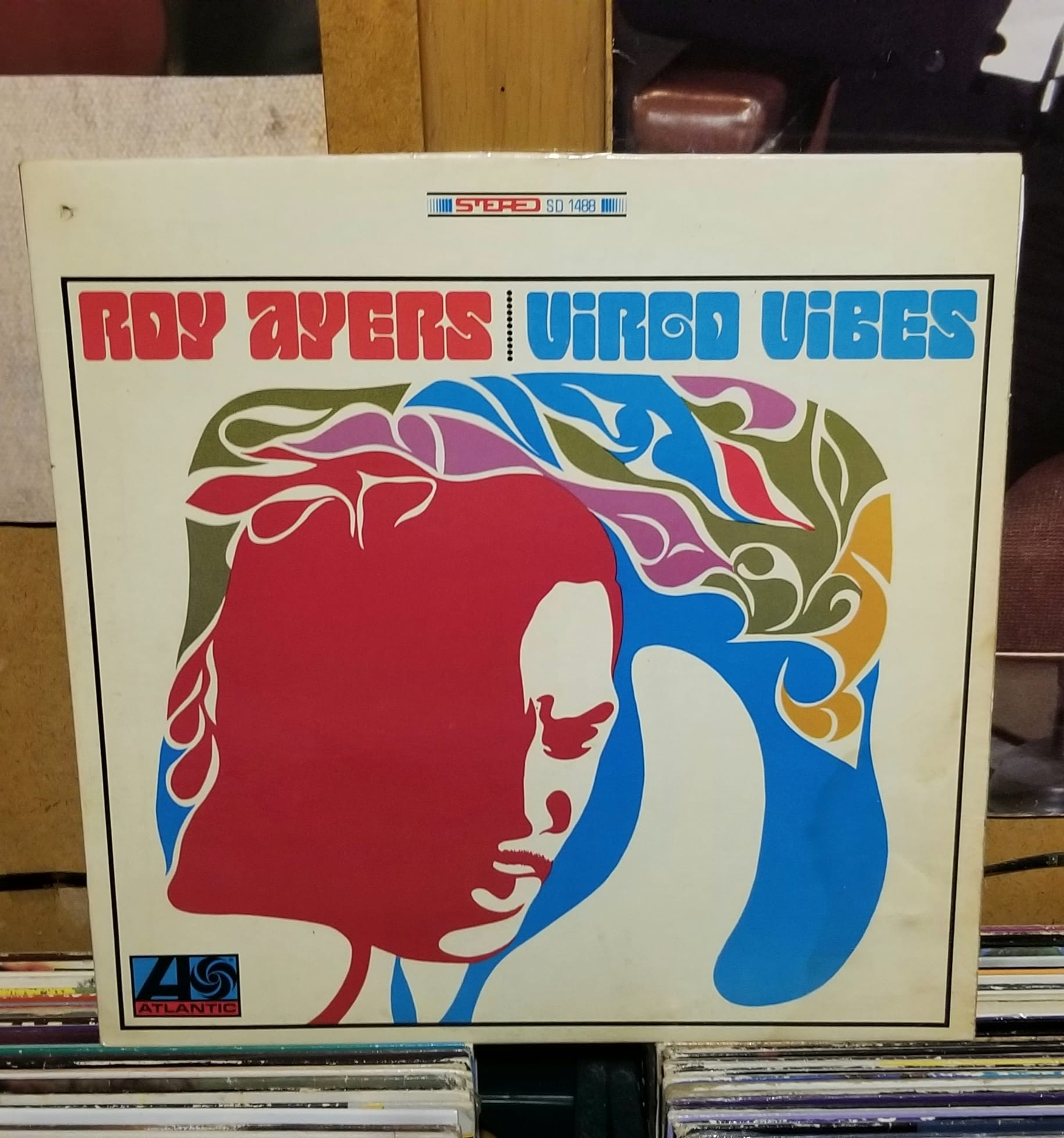 Roy Ayers Ubiquity/ Virgo Red from 1973 , my Autographed copy .