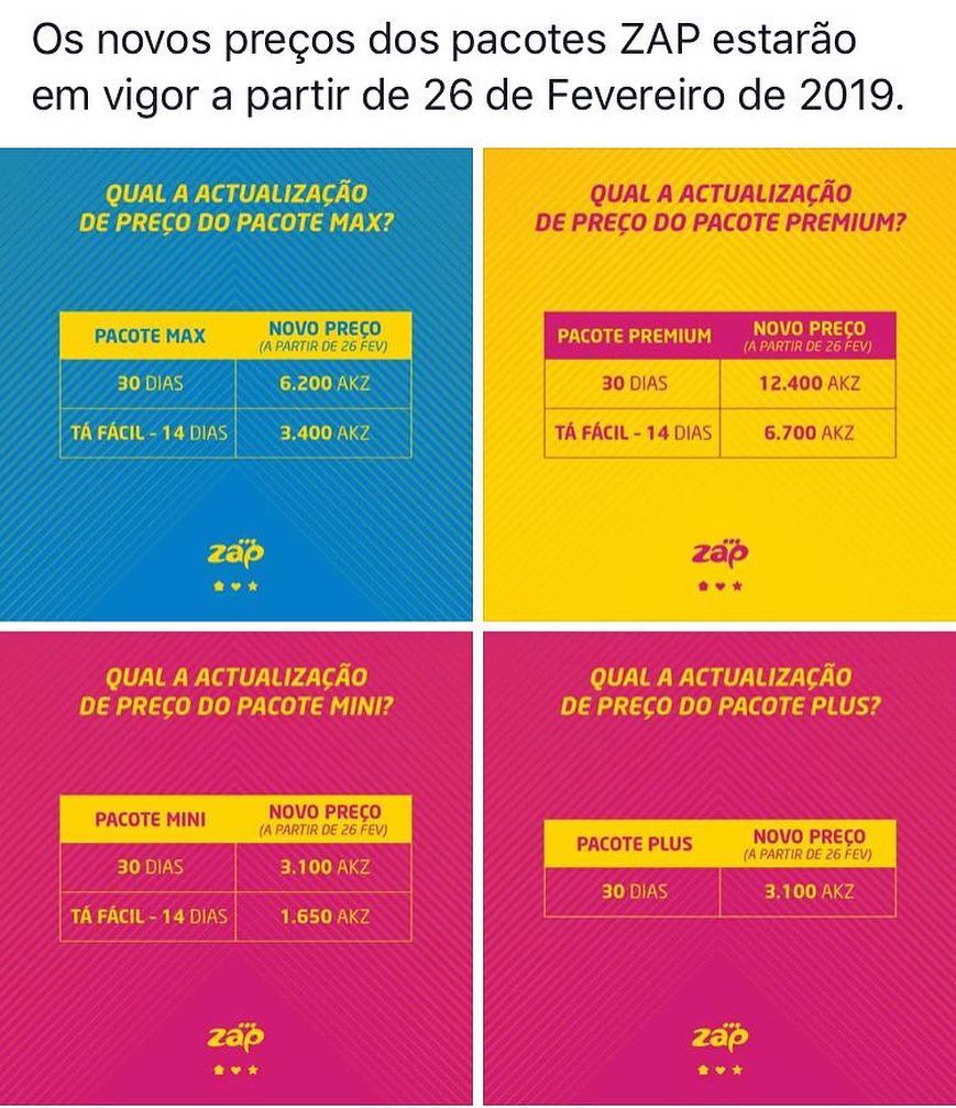 Platina Line - Confira os nossos preços dos pacotes zap... | Facebook