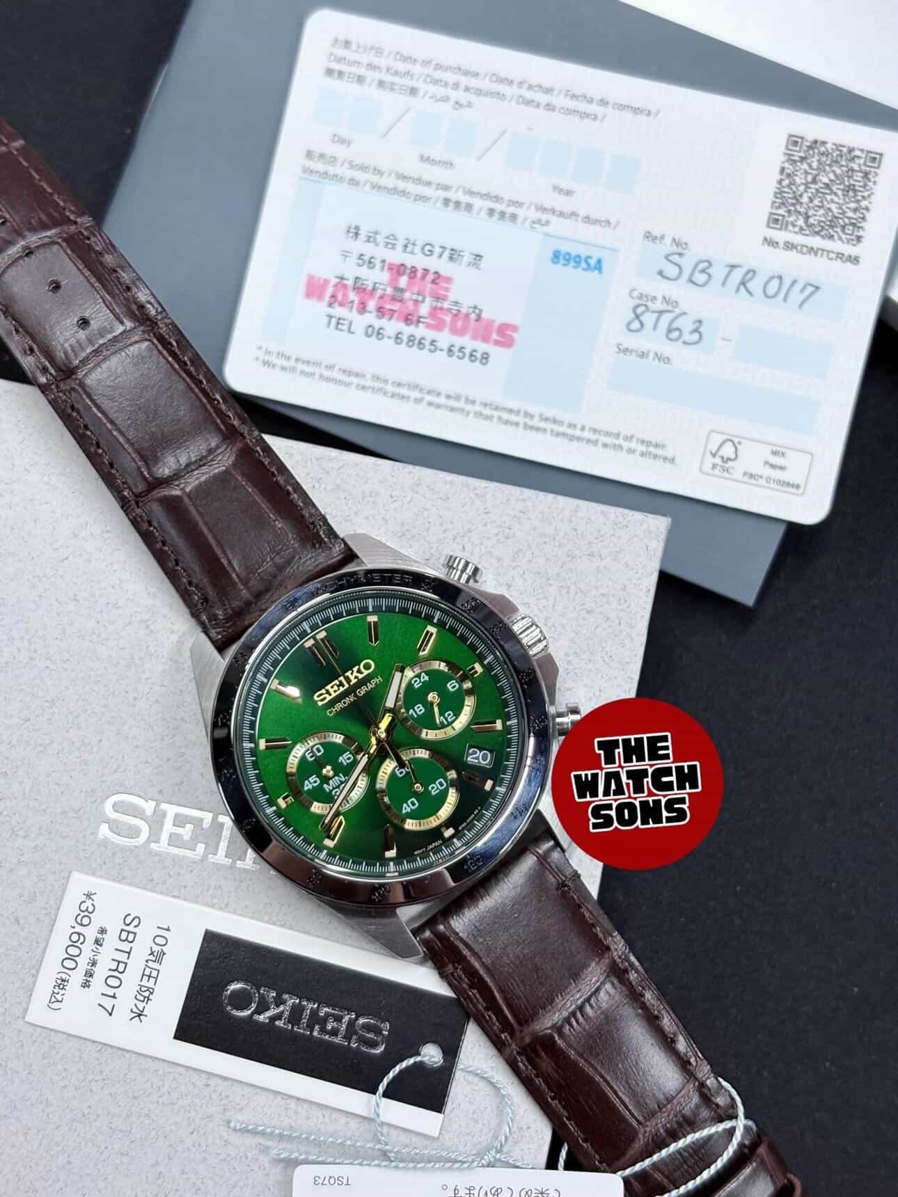 Seiko Spirit Chronograph Japan Exclusive release SBTR017 fresh 