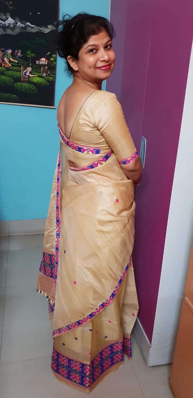 Riha - Assamese Mekhela... - Riha - Assamese Mekhela Sador