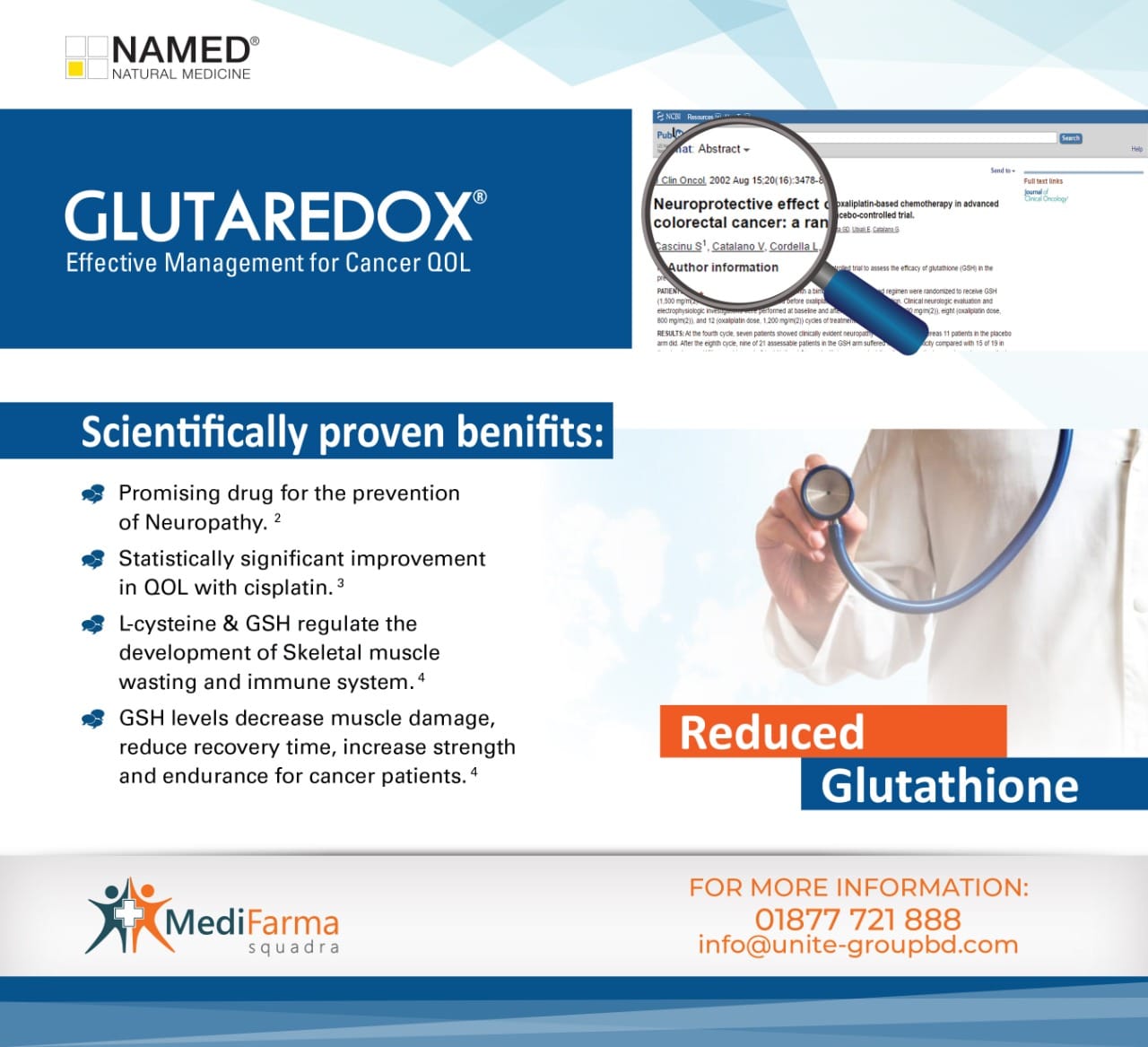 glutaredox l-glutathione for Cancer QOL : Scientifically proven benefits hyperpigmentation products