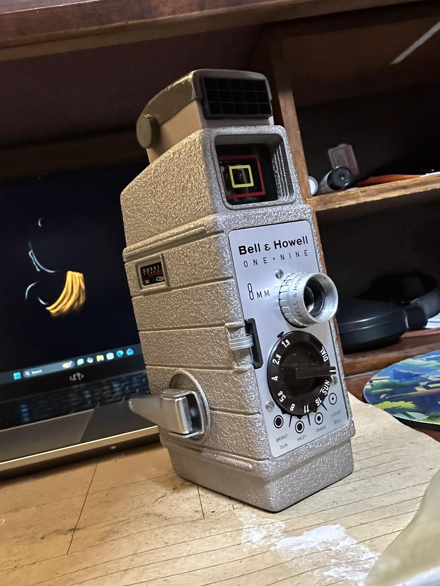 Vintage Bell & Howell One Nine 8mm movie camera