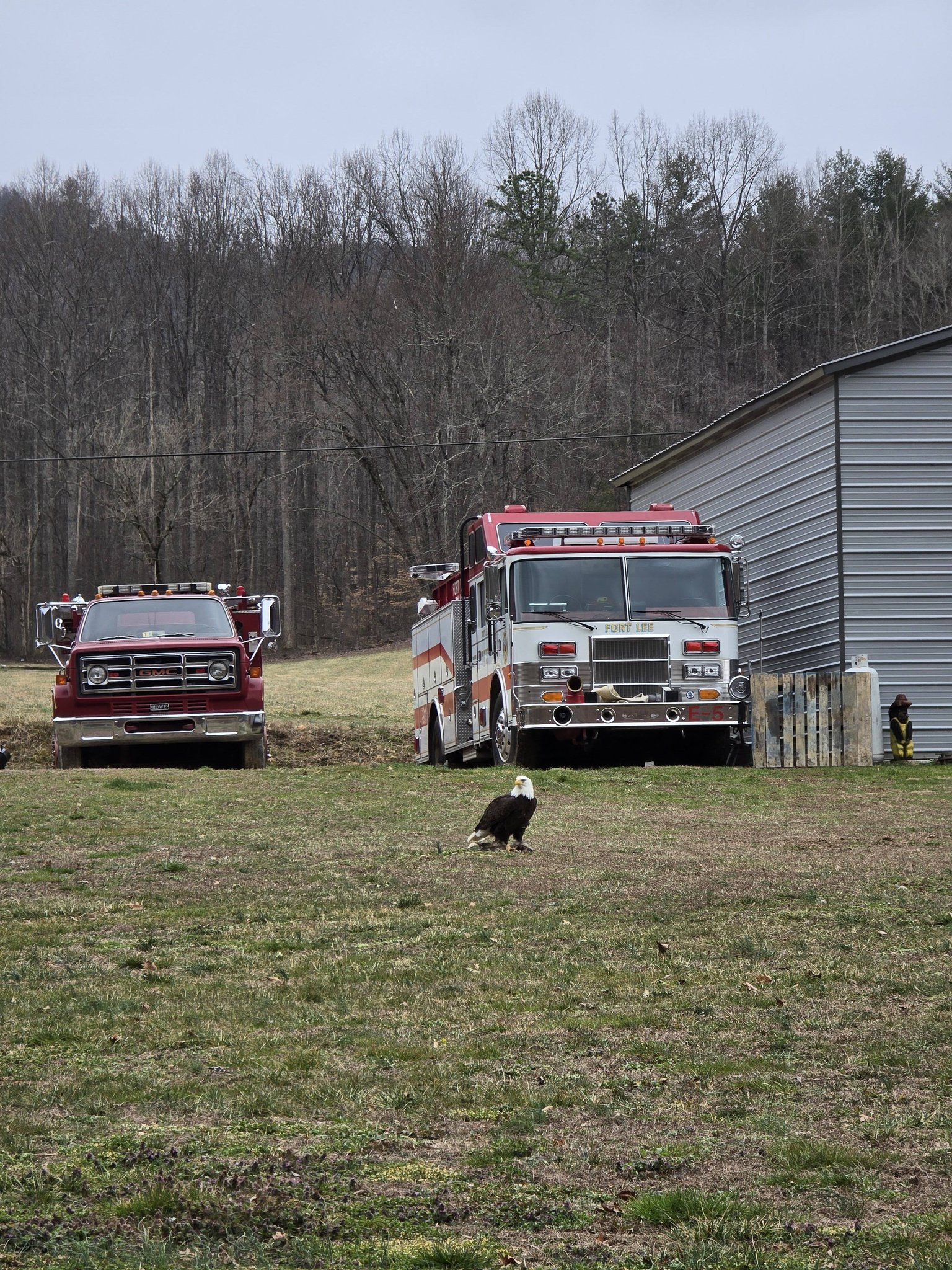 Yesterday at the firehouse substation. | Facebook