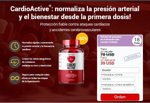 CardioActive - Ecuador - ⚛️ CardioActive alivia la presión y normaliza ...