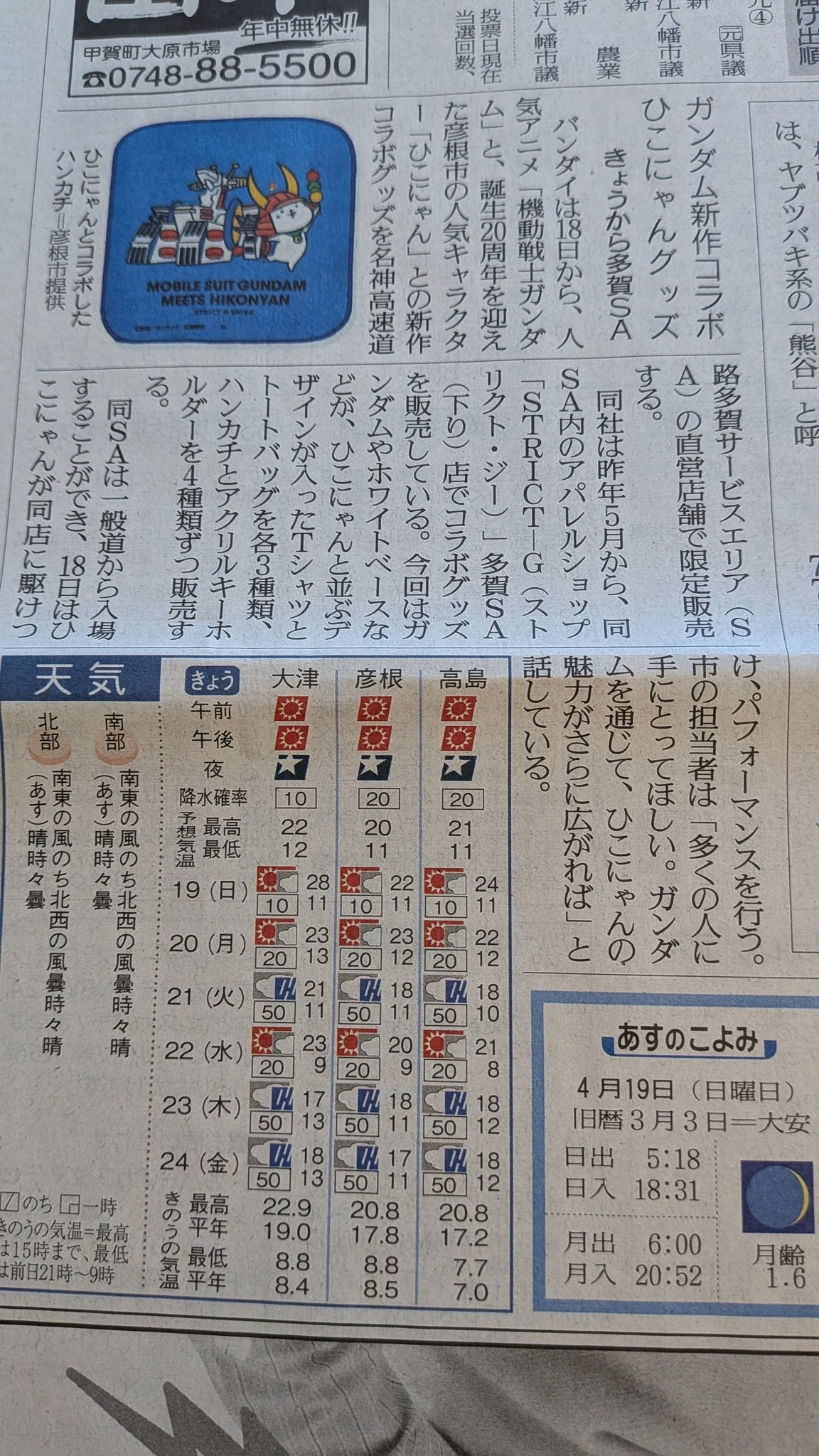 今朝の新聞にこんなのが載っていました。