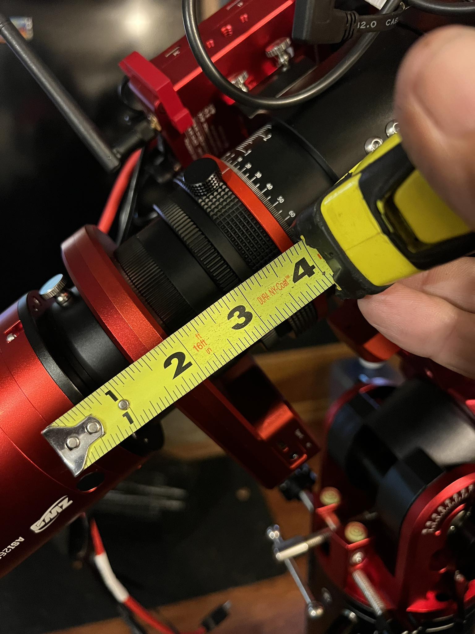 How to achieve 55mm back focus with ZWO FF80 and ASI2600 MC duo?