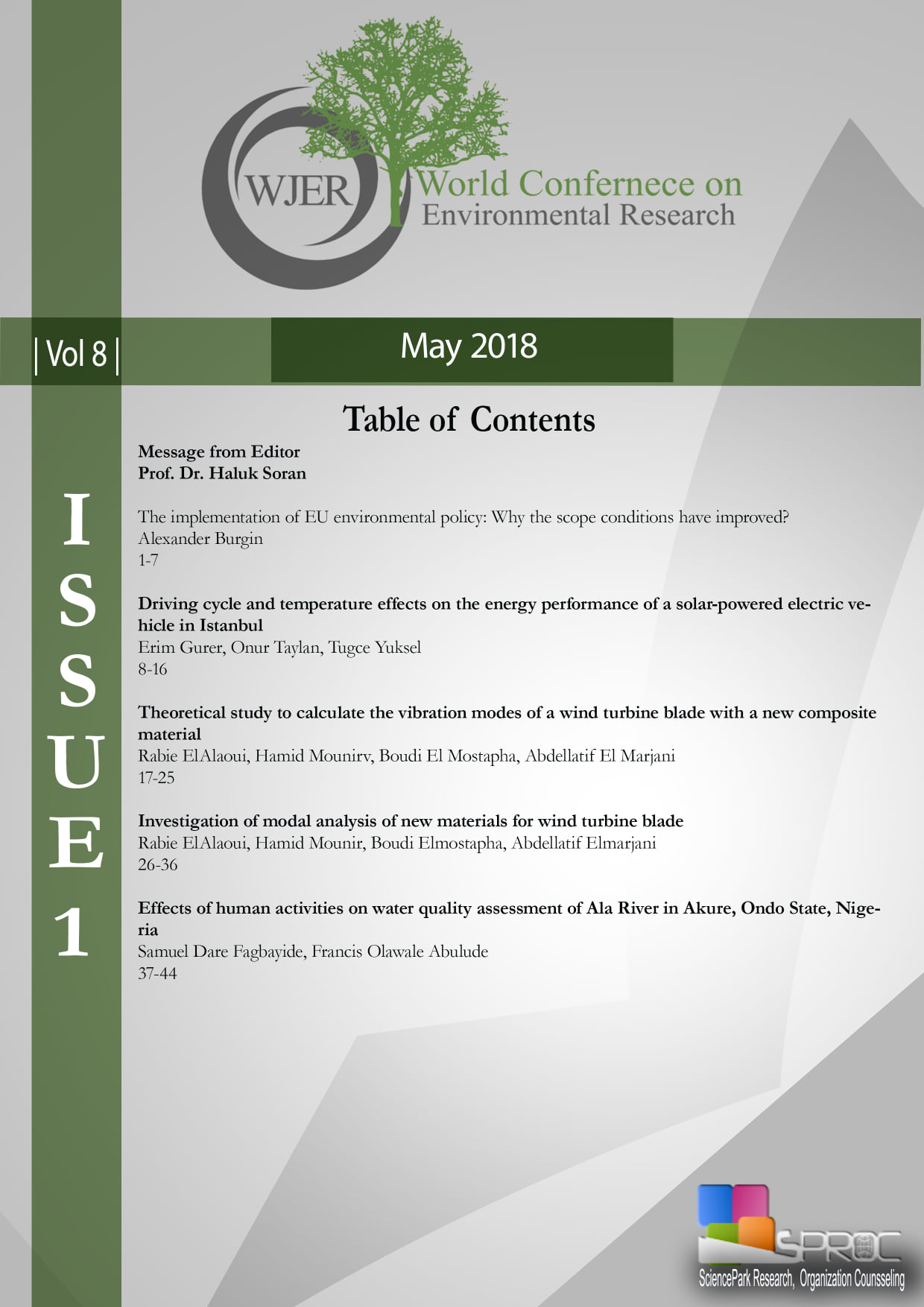 The Academic - Call for Manuscript for 2020 issues. The WJER are ...