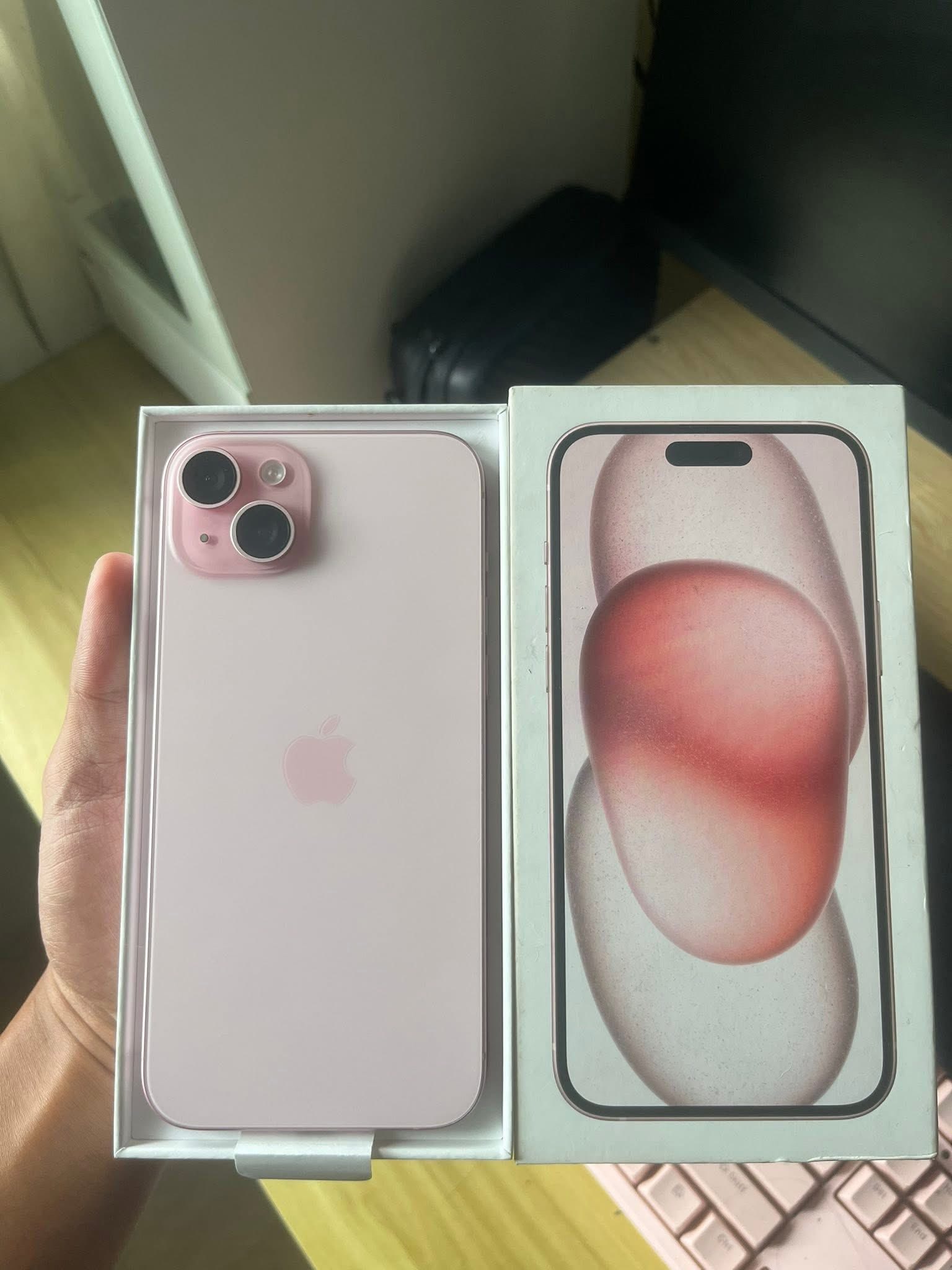 for sale or swap iphone 15 plus pink 128gb 88 battery health 
