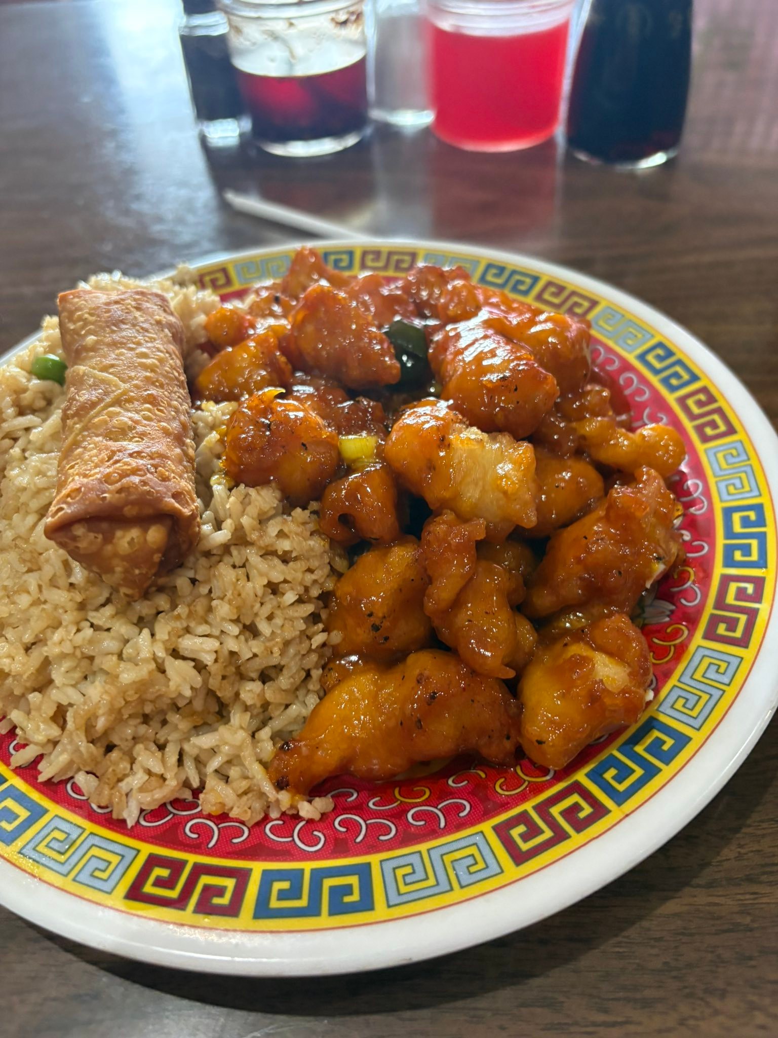 Delicious General Tso chicken at San Antonio Chinese restaurant