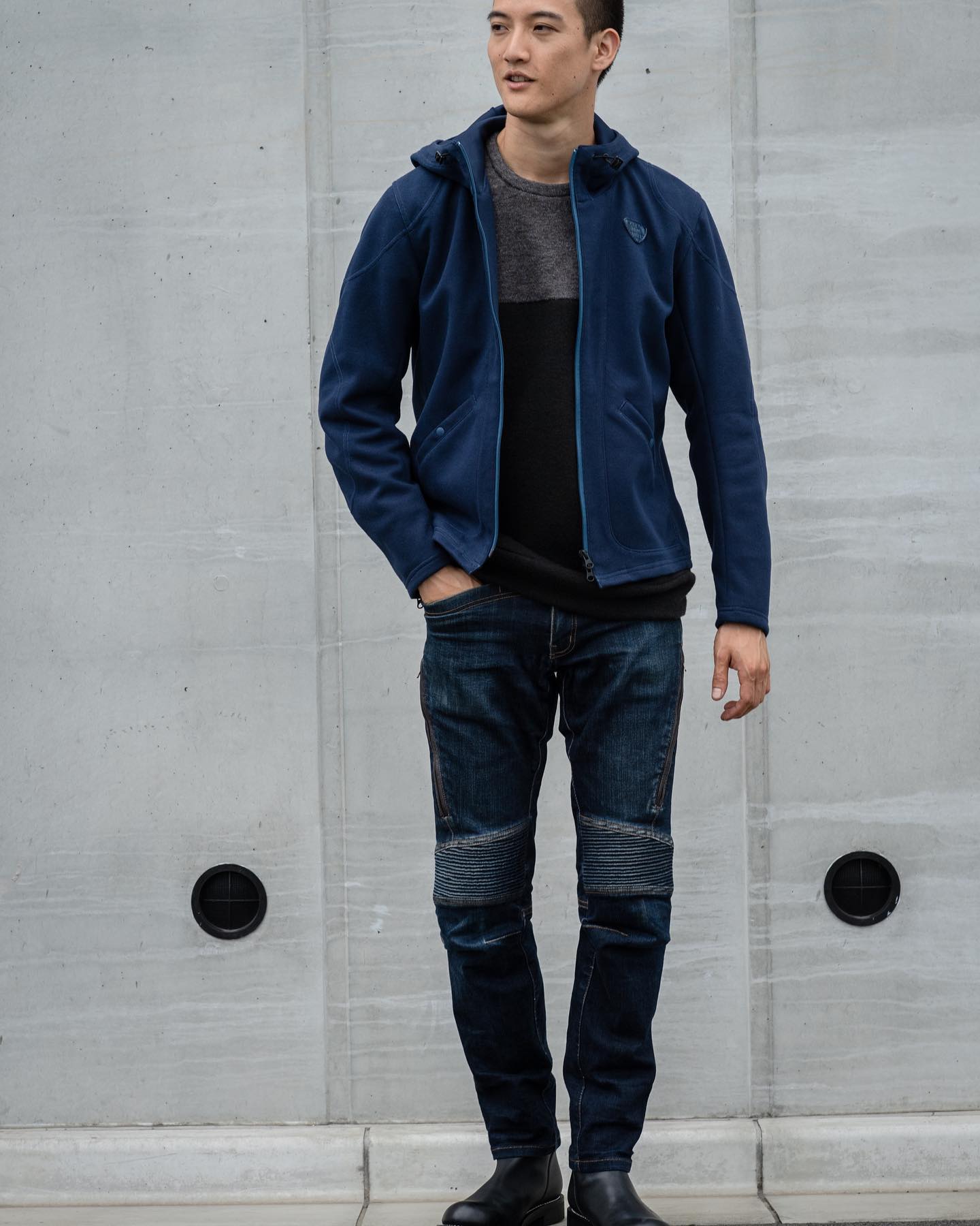 KADOYA - 【PROTEX PARKA】 防風防水、プロテクター装着可能のパーカー 
