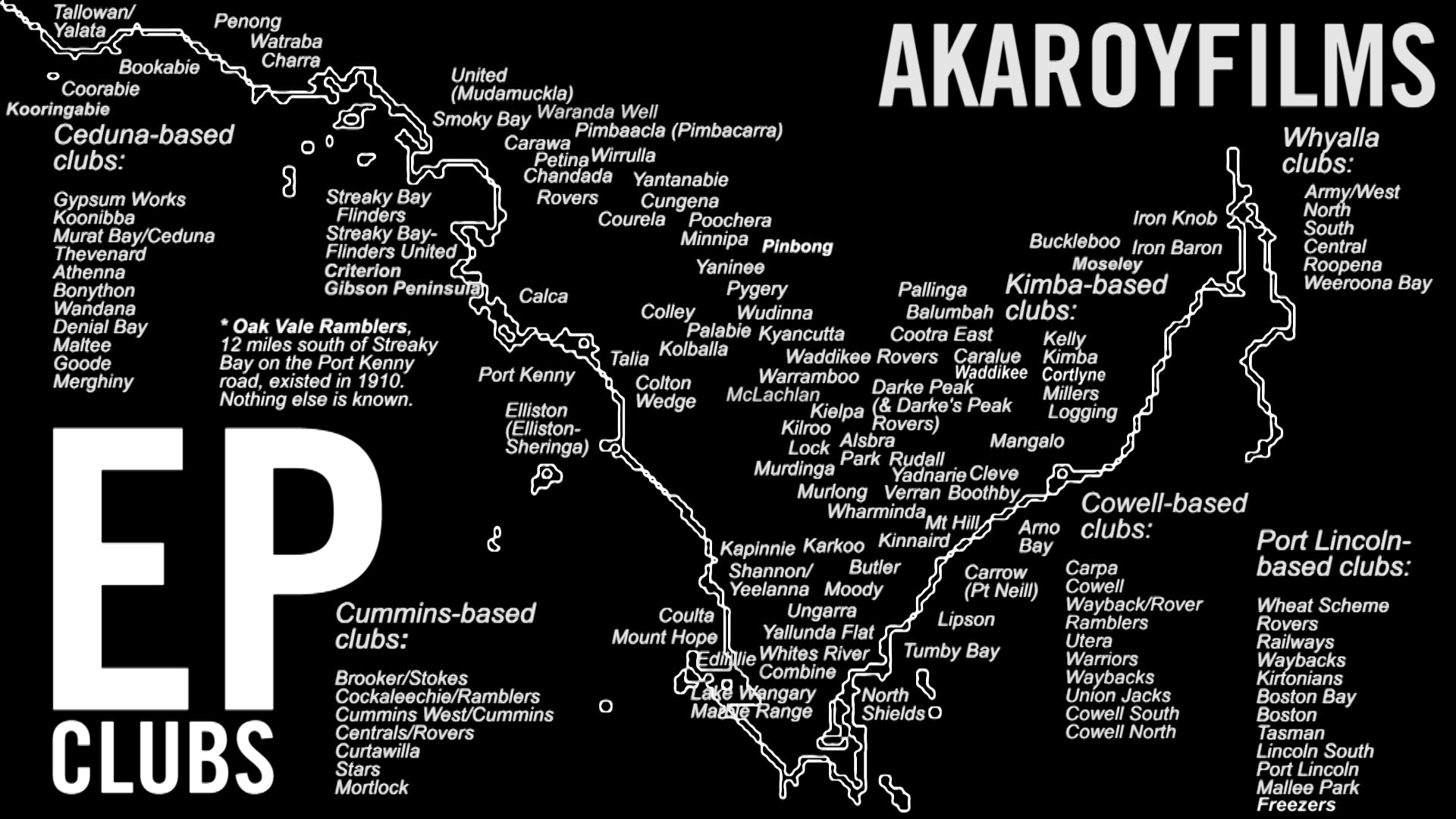 Eyre Peninsula Yarns and Family History | updated EP clubs map ...