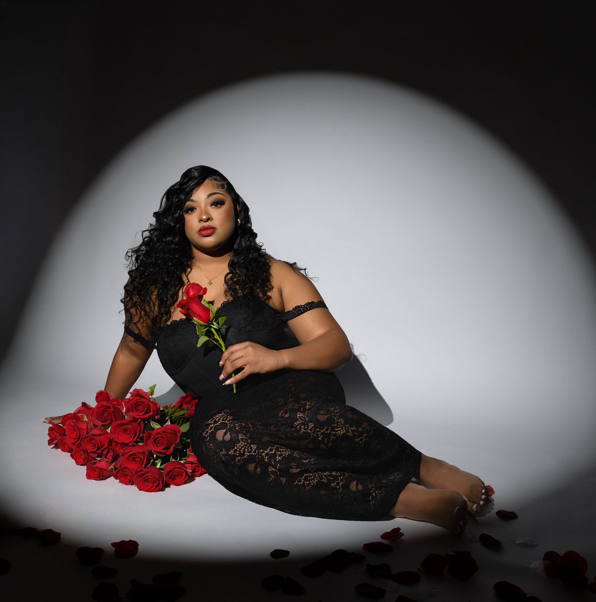red rose black dress Timeless and photography creating depth Synthetic Size:UK 5 / US 6 / EU 22 Black Velvet Mini Blazer Maxi dress