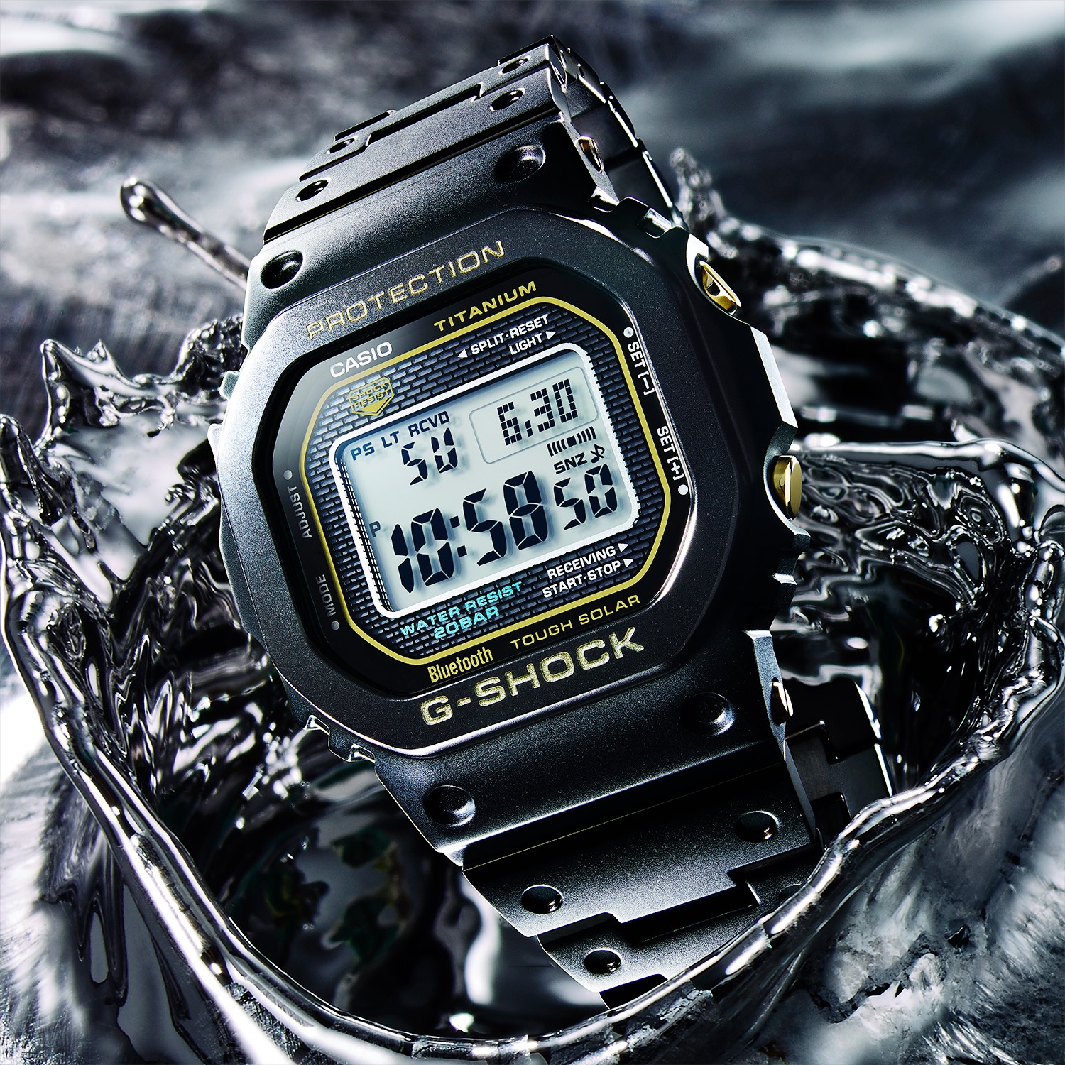初代G-SHOCKの遺伝子を受け継ぐフルメタルスクエアのGMW-B5000から 