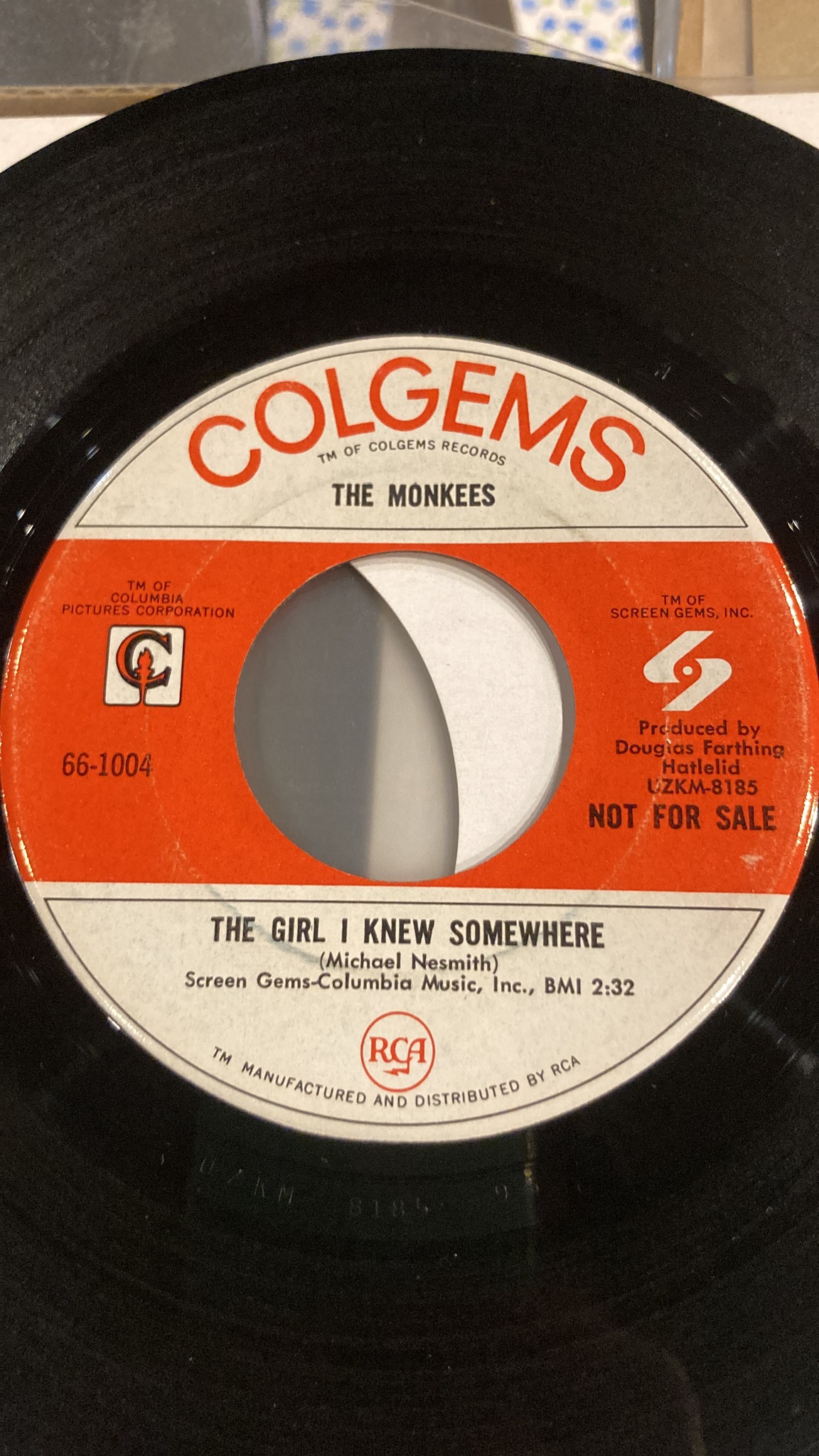 The Monkees - モノラル、プロモ盤のレーベル。 | Facebook