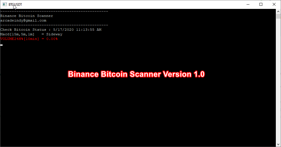 Binance Bitcoin Scanner :... - BitcoinIndy Trading Bot