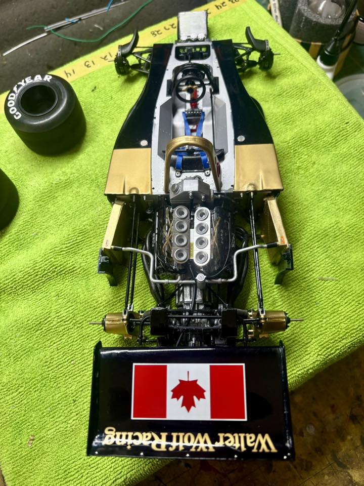 Tamiya 1/12 wolf wr1 scale model build