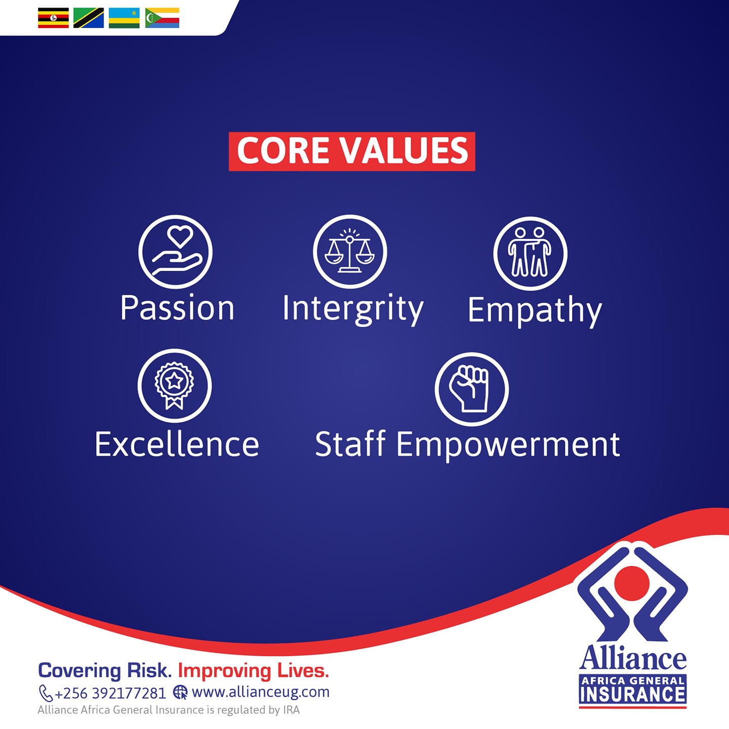 Our core values... - Alliance Africa General Insurance Ltd | Facebook