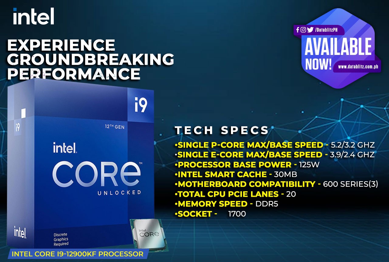 DataBlitz - EXPERIENCE GROUNDBREAKING PERFORMANCE. Intel... | Facebook