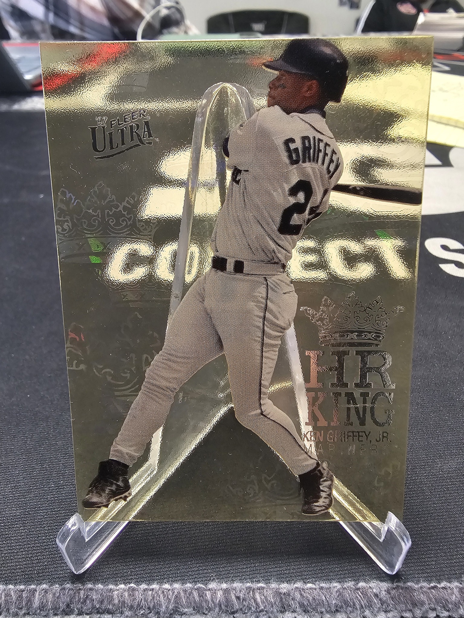 1997 Fleer Ultra Ken Griffey Jr Home Run King acetate insert
