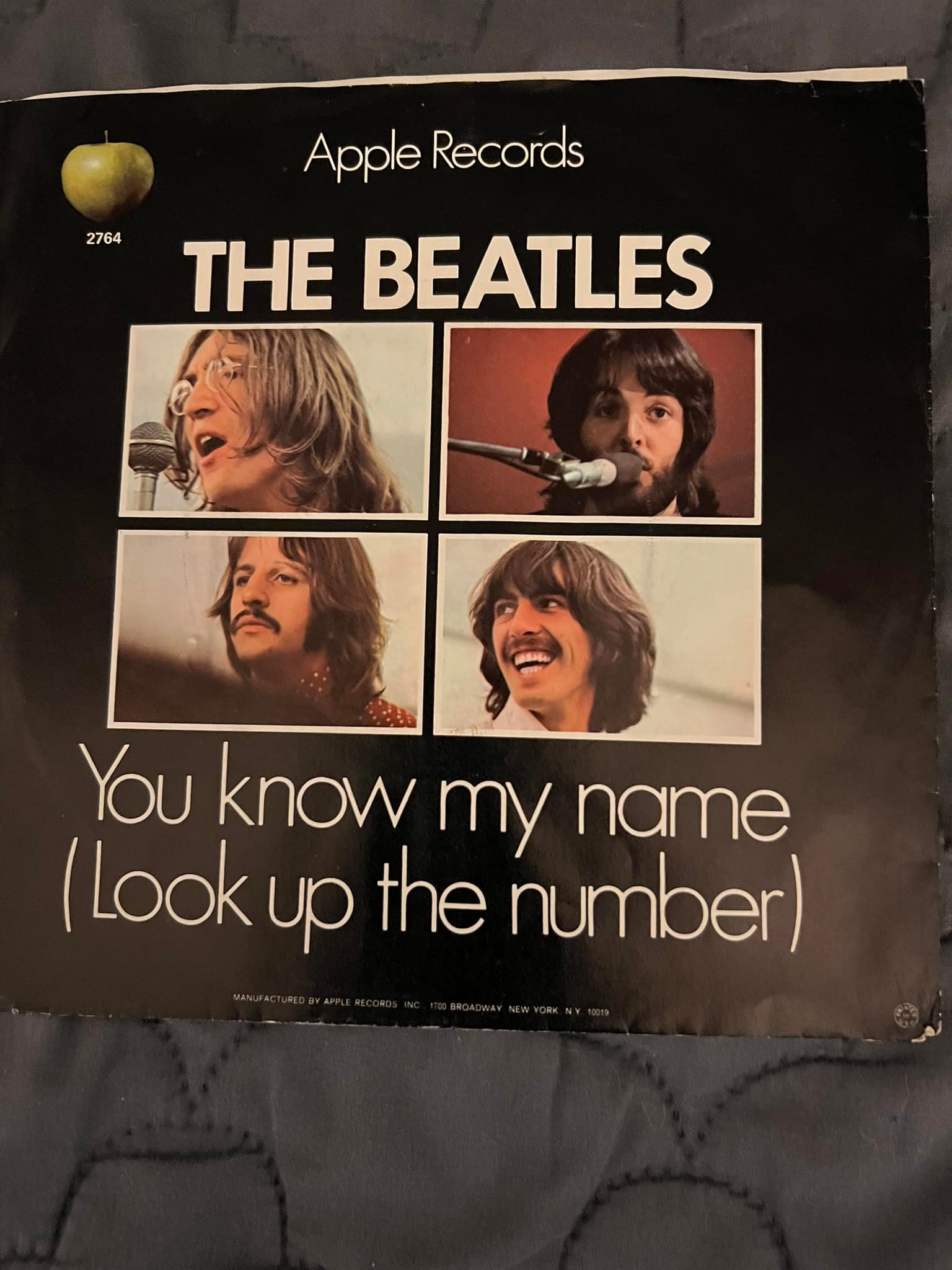 Let It Be” B/W “You Know My Name (Look Up The Number)” Apple