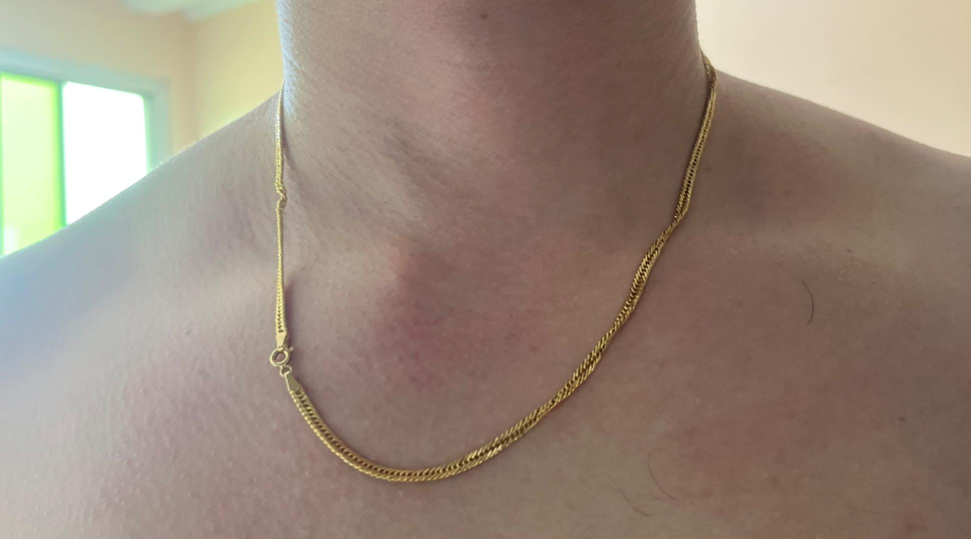 Saudi Gold 18 K Necklaces - Etsy 18金／750刻まれた Chain only 