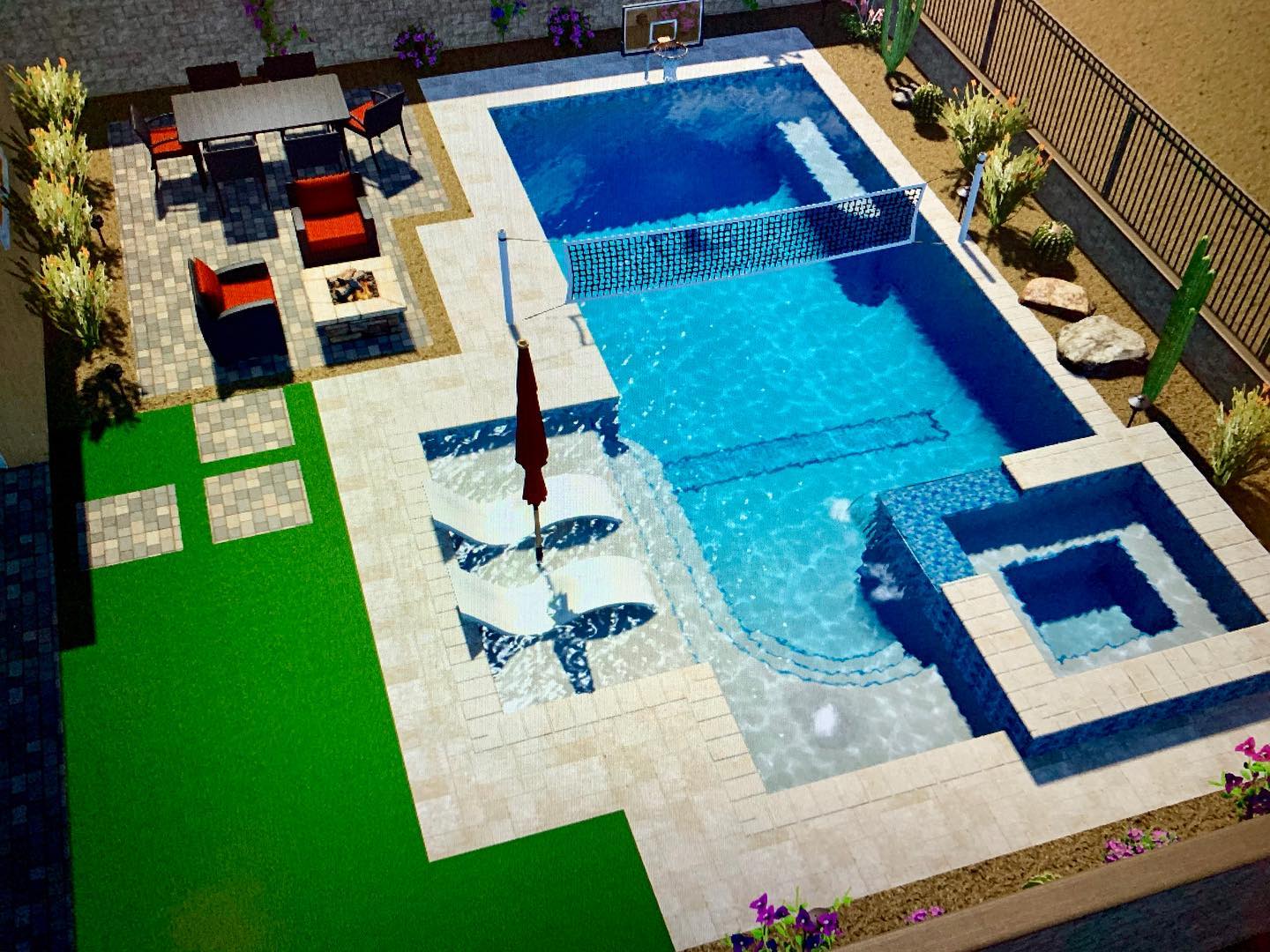 We love using 3D models to... - Omni Pool Builders & Design