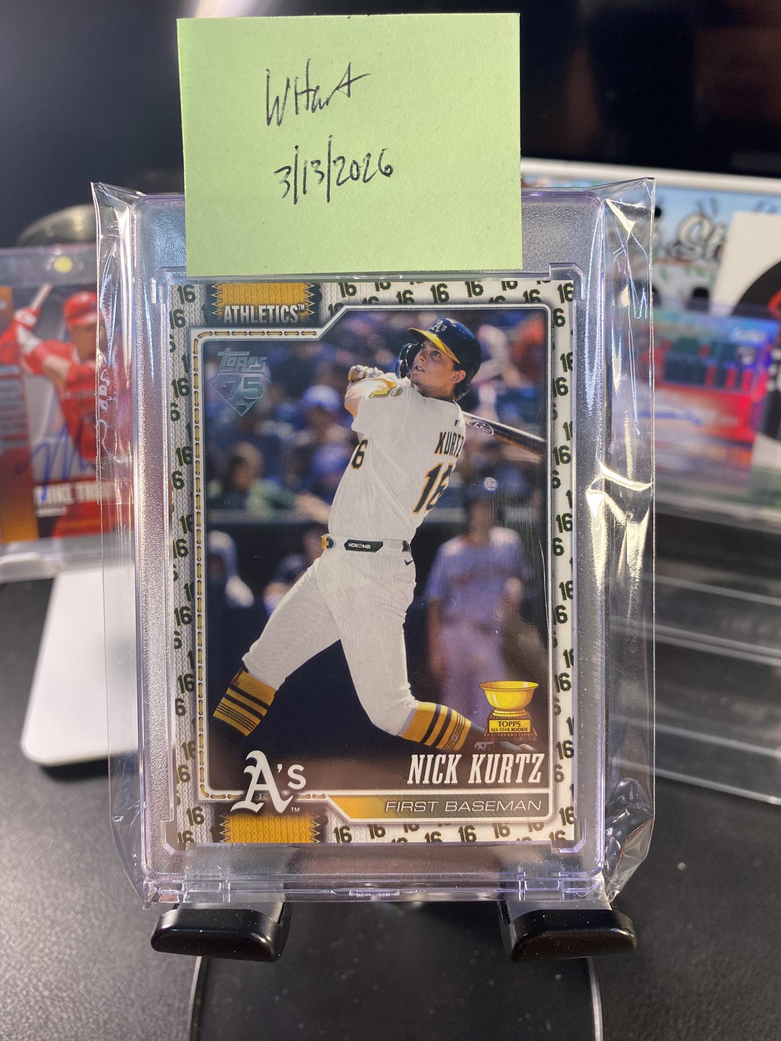 2026 Topps Series 1 Player Number Varation Nick Kurtz $800 OBO 