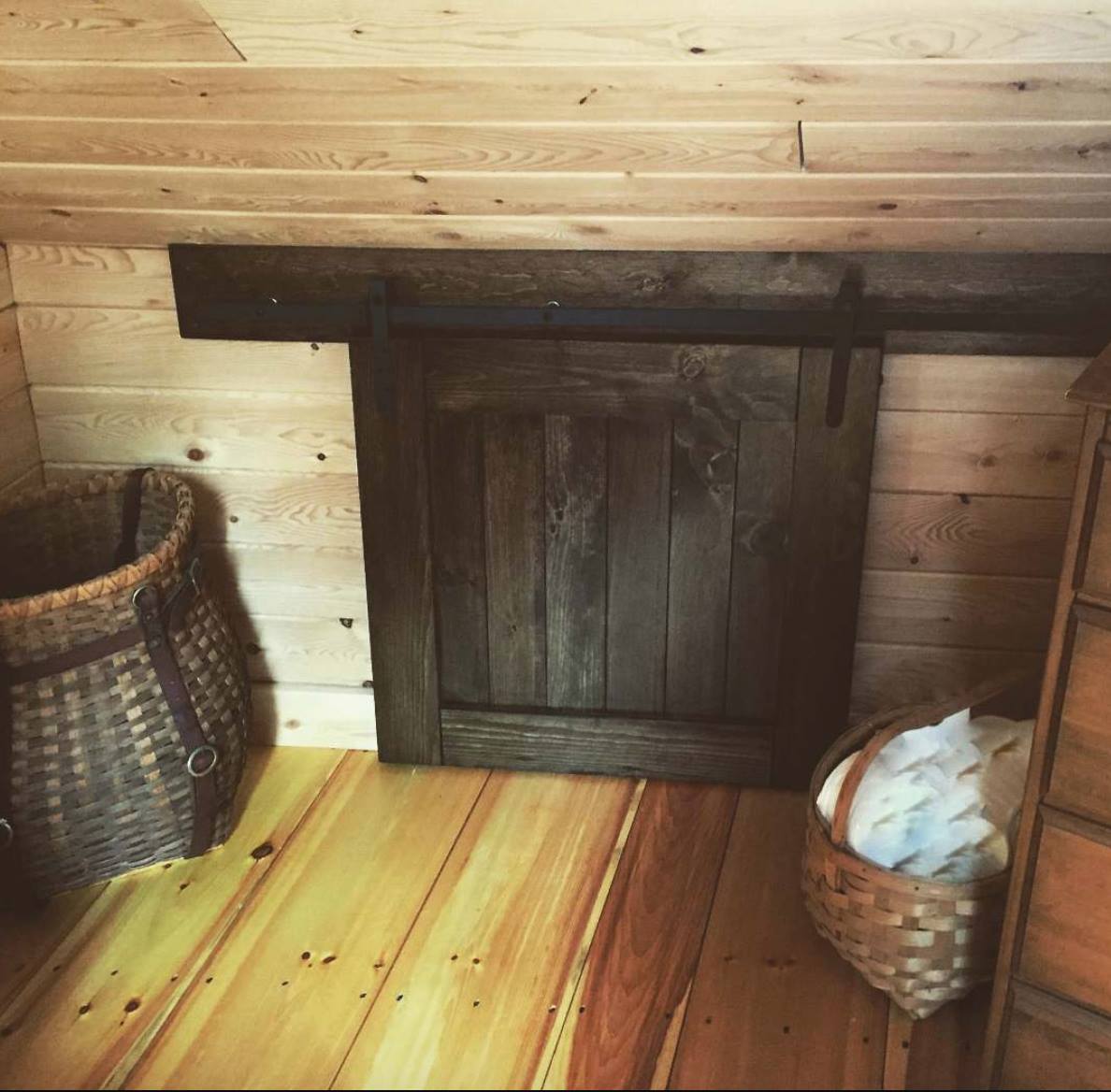 A mini door covering a... - Viba Barn Doors & Hardware | Facebook