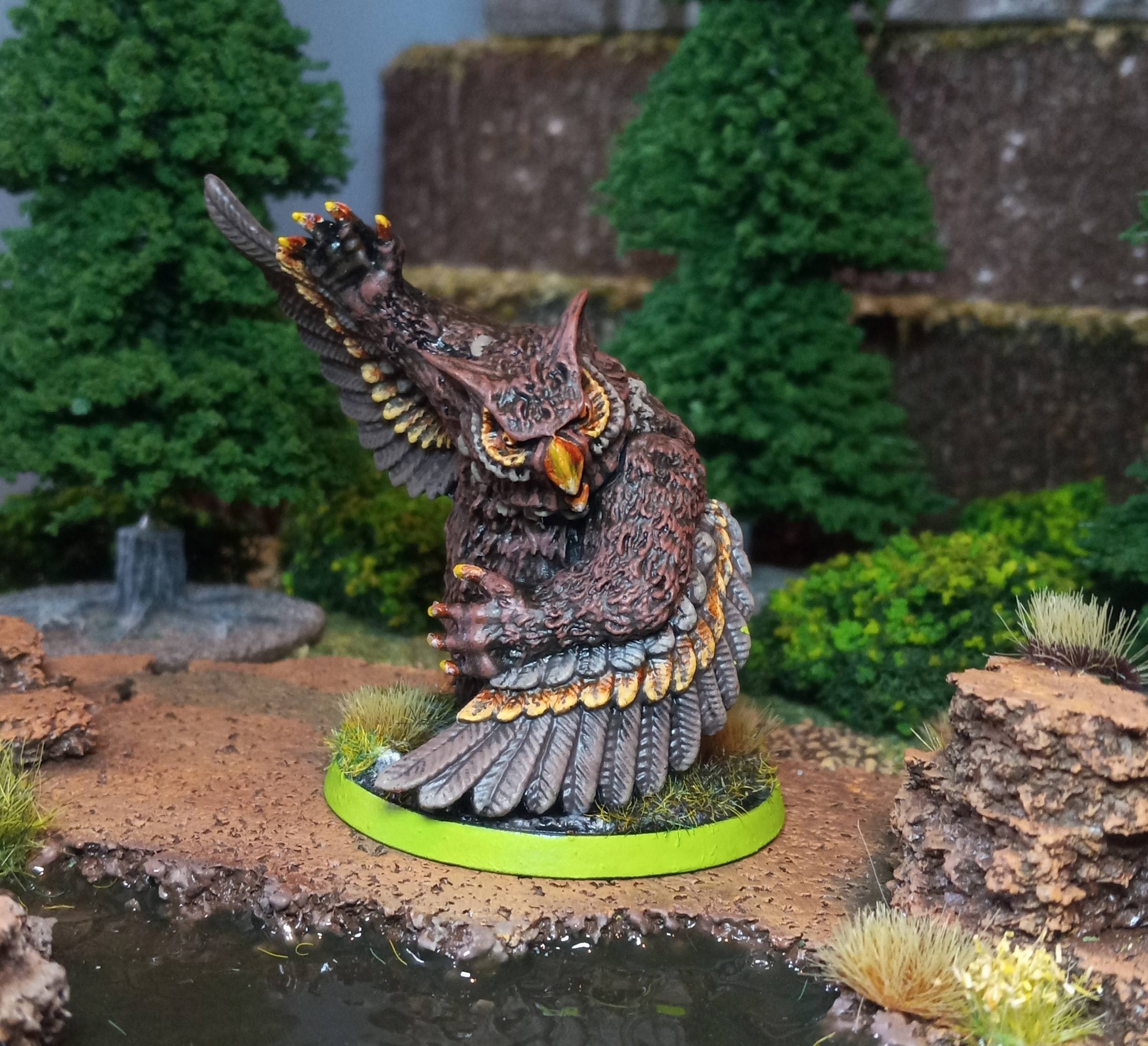 Reaper Bones Owlbear model by Bobby Jackson review