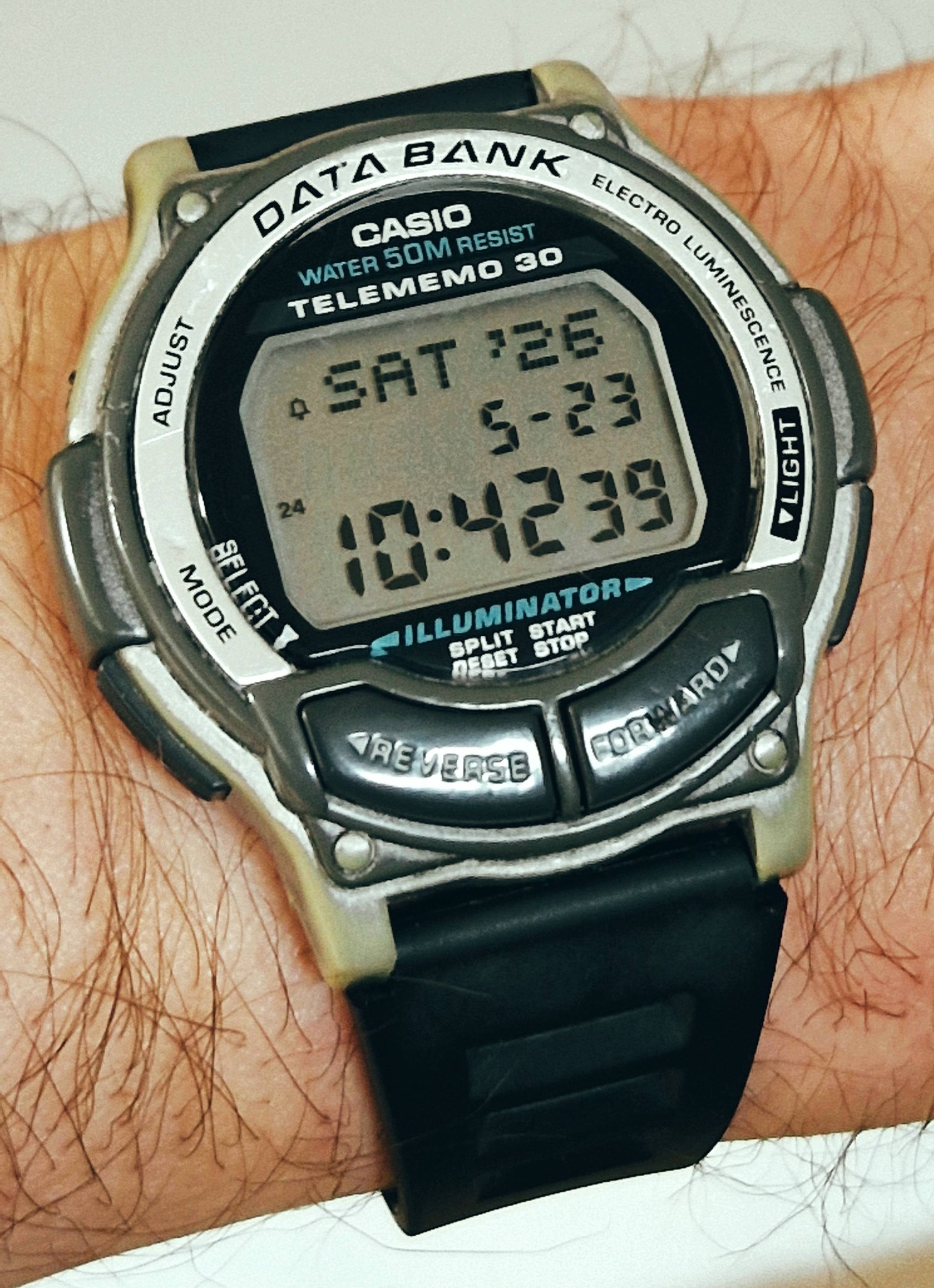 Casio Data Bank DB-34H 30th anniversary