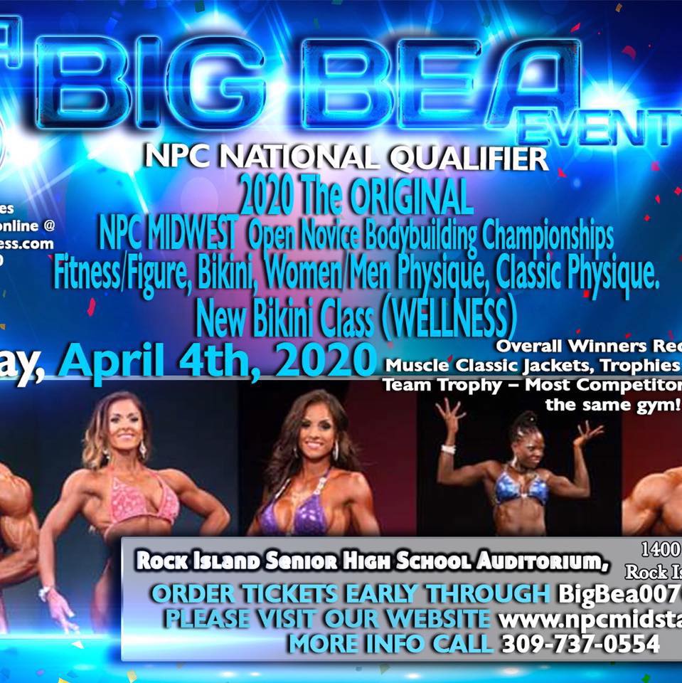 The Original NPC Midwest & Iowa Open Bodybuilding Championship | Rock ...