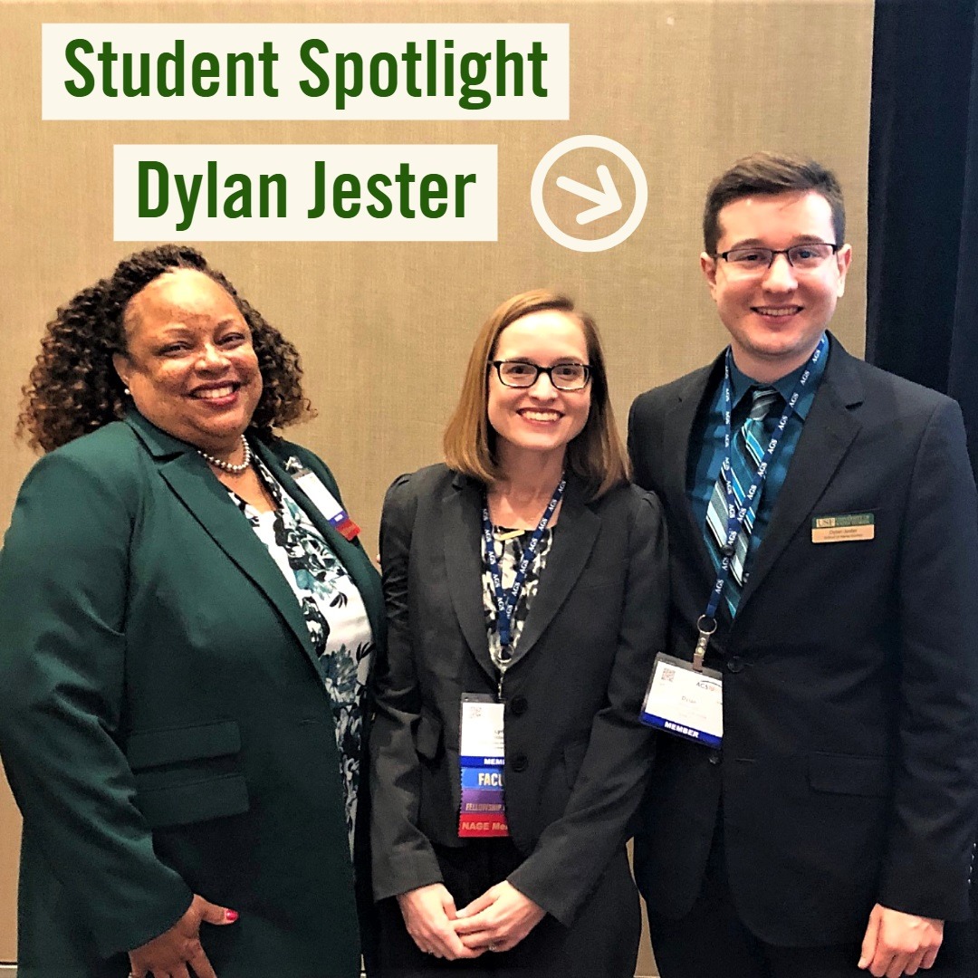 USF - Today’s Student Spotlight is PhD student, Dylan Jester. Pictured ...
