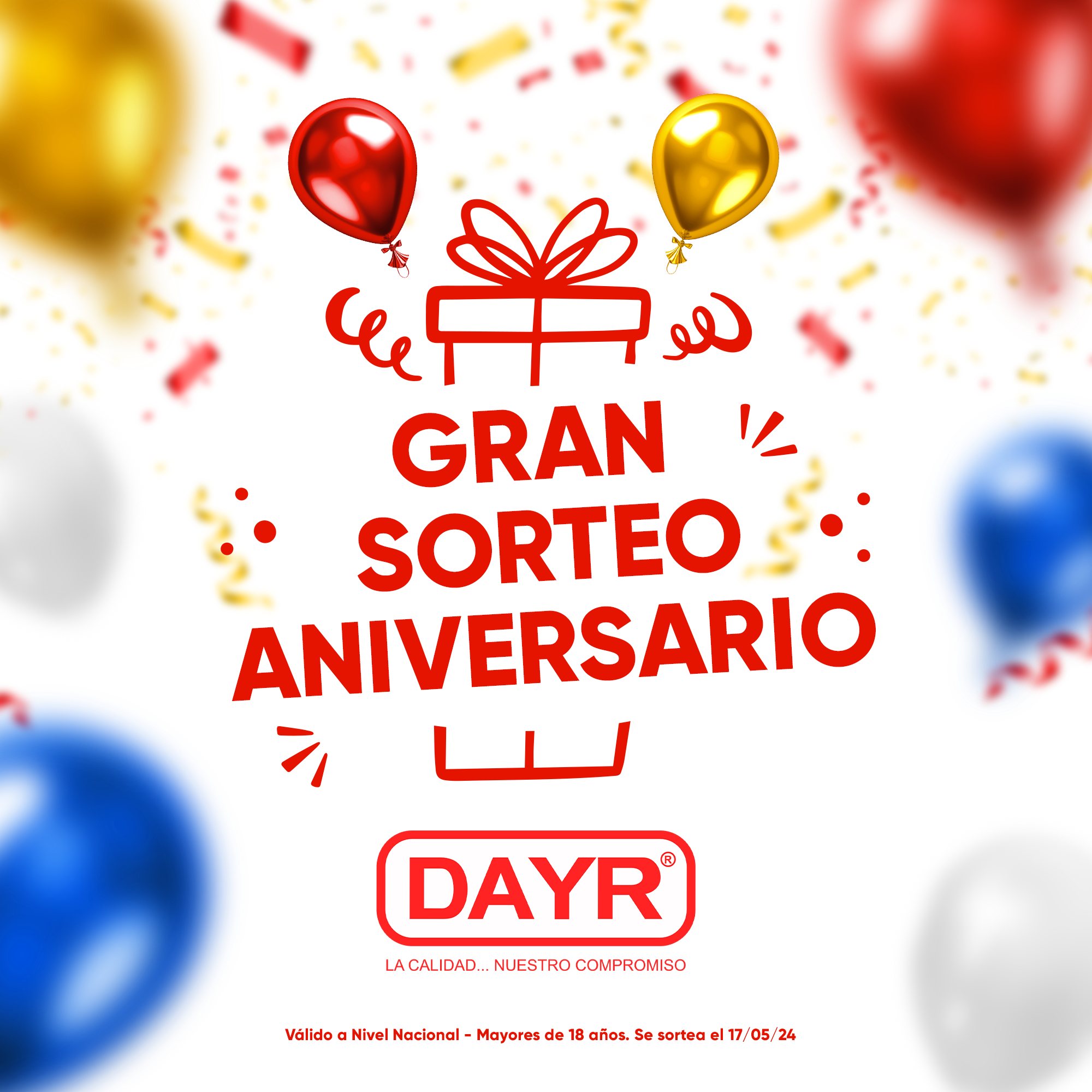 DAYR - SORTEO FINALIZADO 🎉 ¡Celebramos 20 años de...