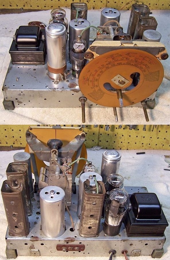 アンプ 5U4G philco Why was a 5Y4G rectifier tube replaced with a 5U4G in a 1938