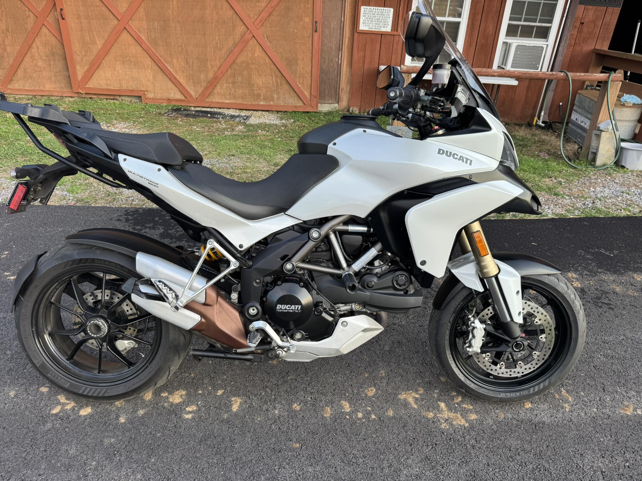 Factory Ducati panniers to fit Multistrada 1200 2010-2014 Unlocked 