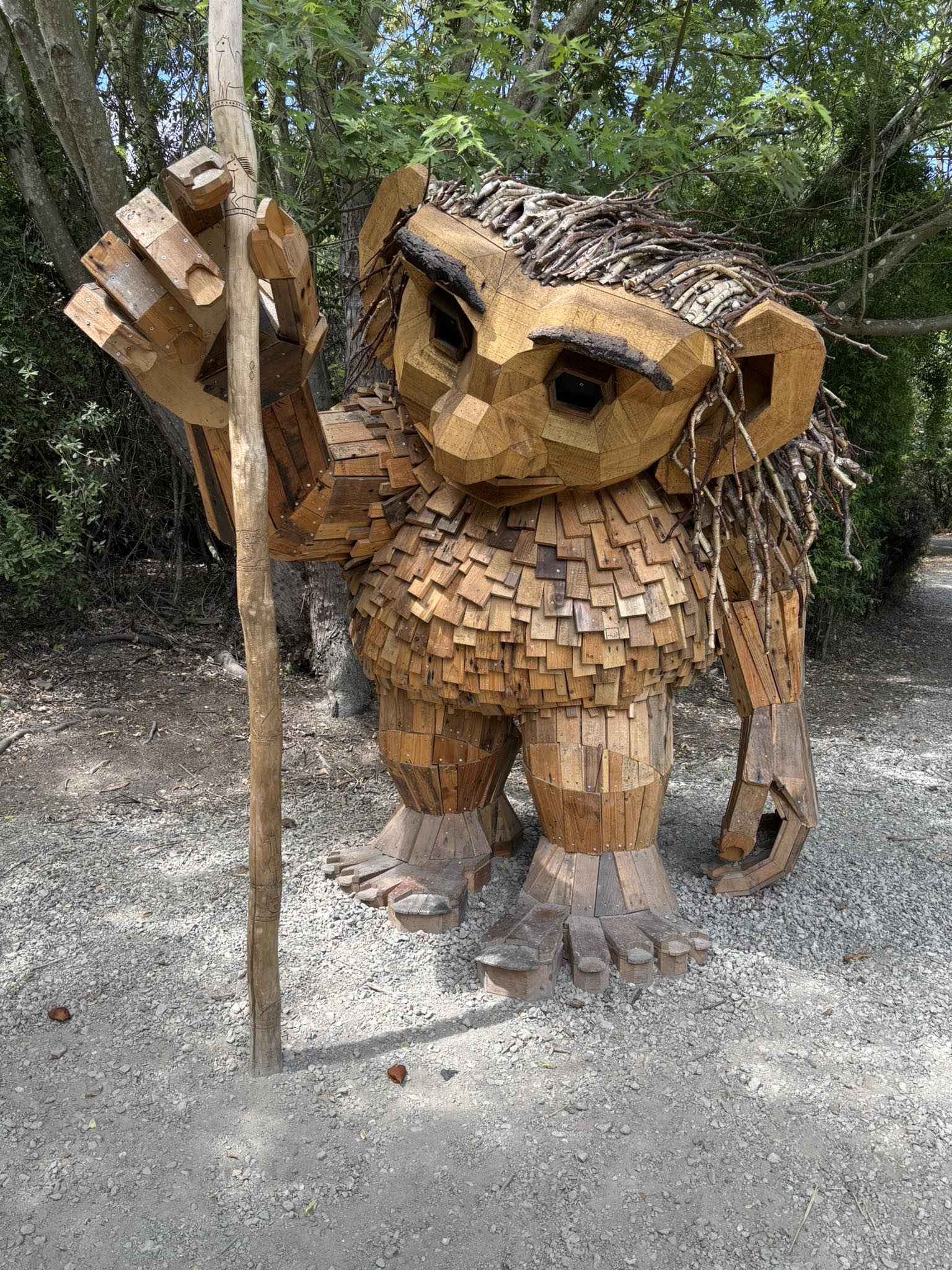 Filoli garden trolls exhibit in Woodside, CA