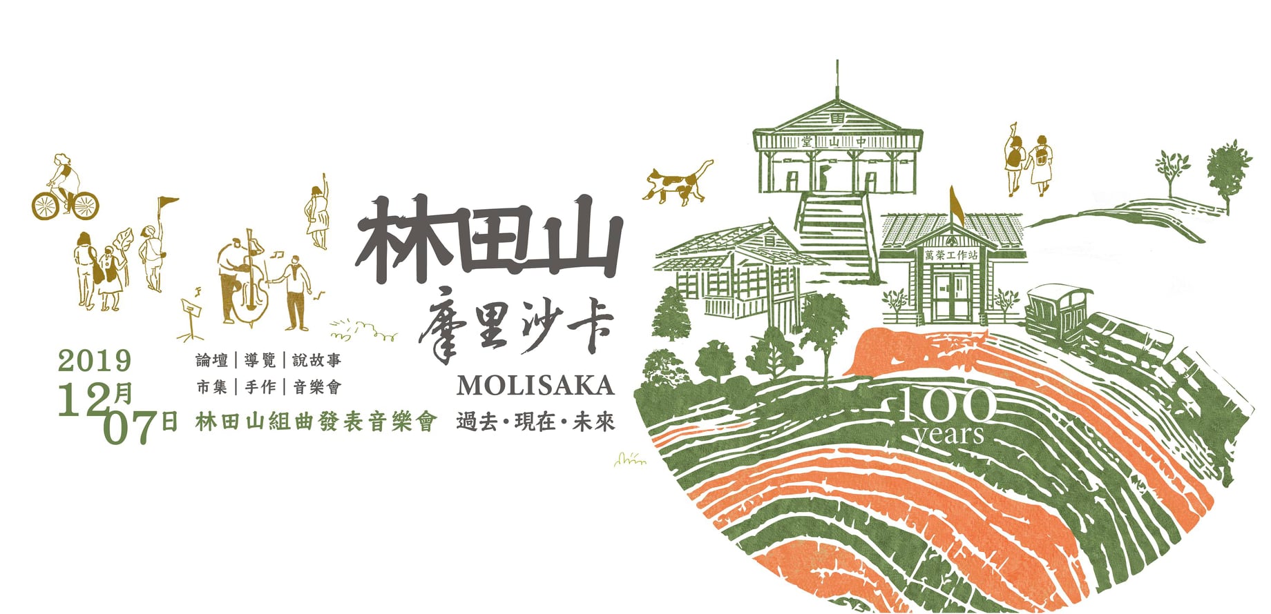 林業及自然保育署花蓮分署 - 【摩里沙卡：現在、過去、未來—林田山林業百年系列活動】🌹...