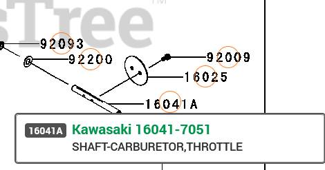 Kawasaki throttle shaft replacement and blocking plate installation?
