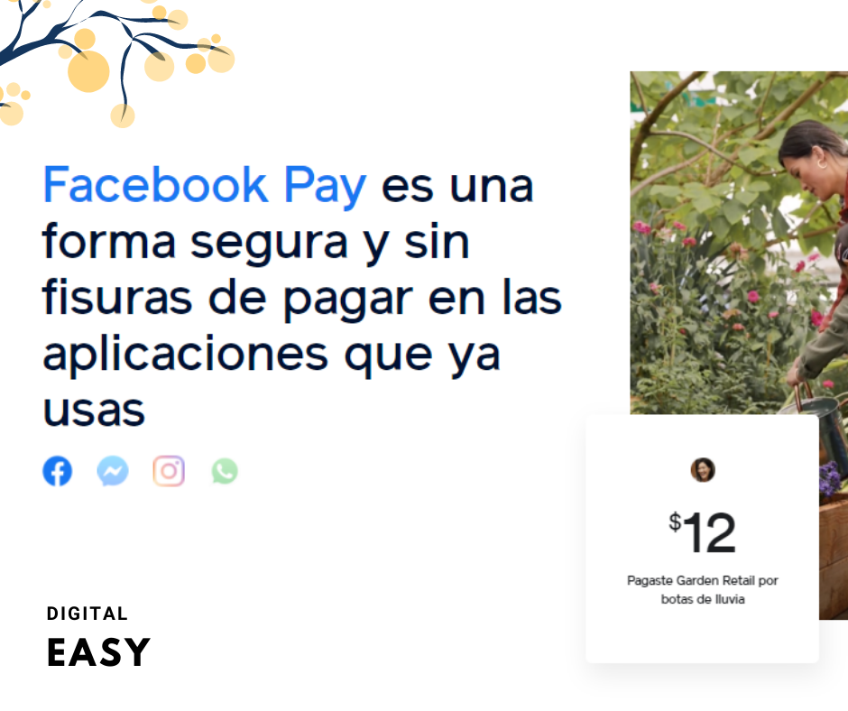 Digital Easy - 🚩 Facebook Pay esta en fase beta en Perú,...
