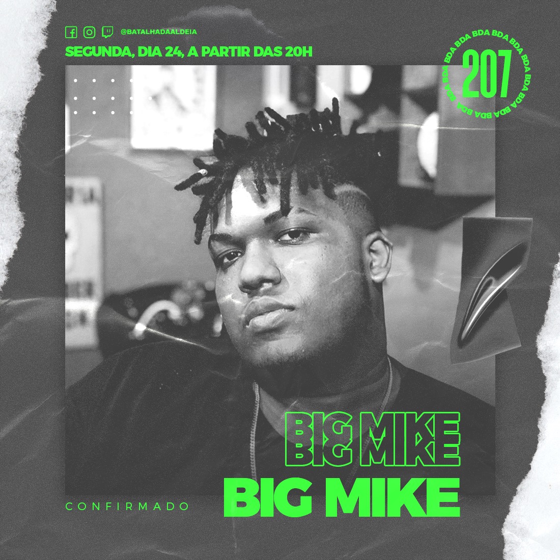Batalha - SÉTIMO CONFIRMADO! 🔥 ⠀ Big Mike chegou na final da