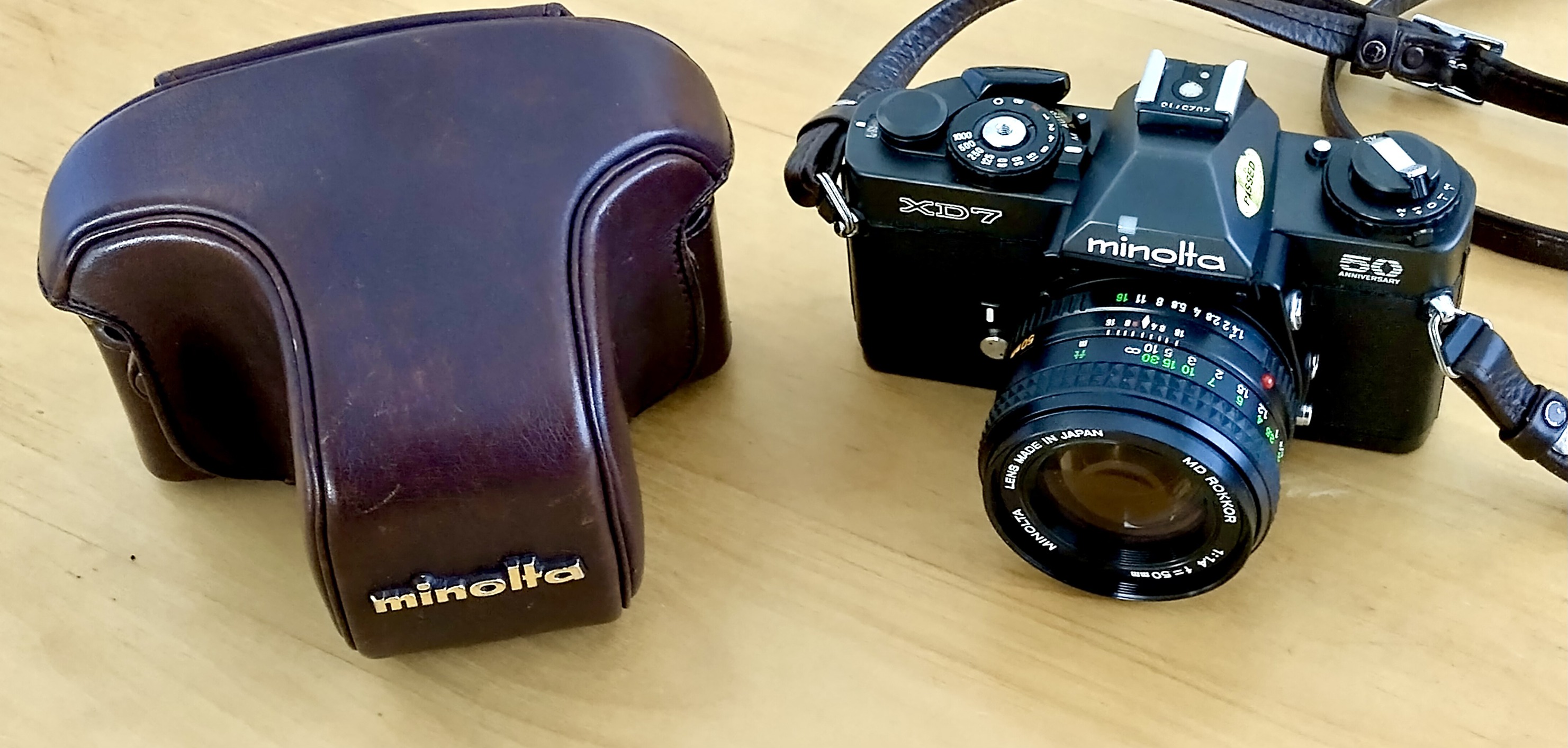 Minolta 50th anniversary edition camera history?