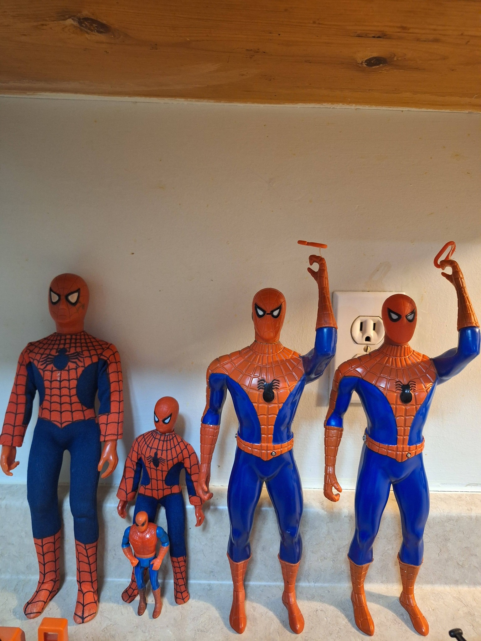 Vintage Spider-Man collection from 70s and 80s