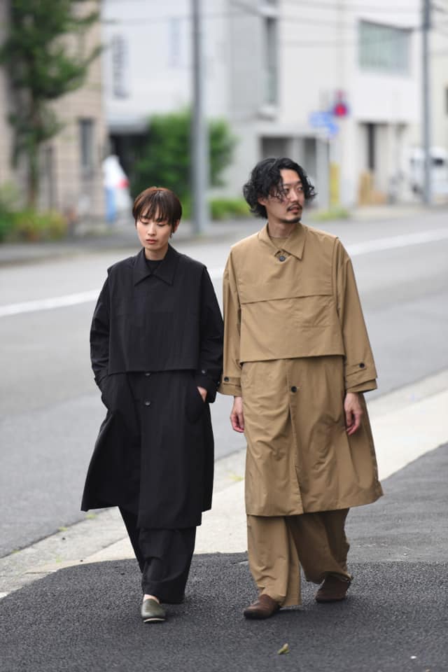 VOAAOV 20ssナイロンレイアードロングコート 1 OVIE - ‪[VOAAOV 2020SS]‬ ‪ナイロンレイヤードロングコート‬ ‪入荷‬