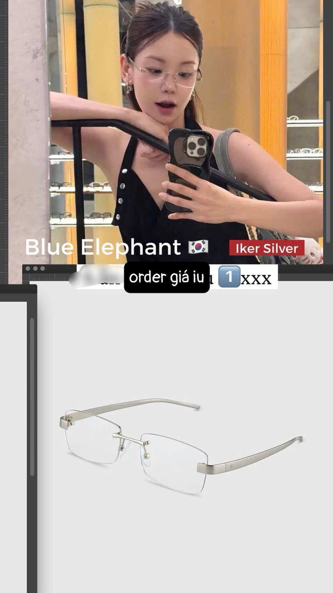🔥 BLUE ELEPHANT🇰🇷🇰🇷🇰🇷 🔥 ⚜️IKER-S grey tint ⚜️IKER-S