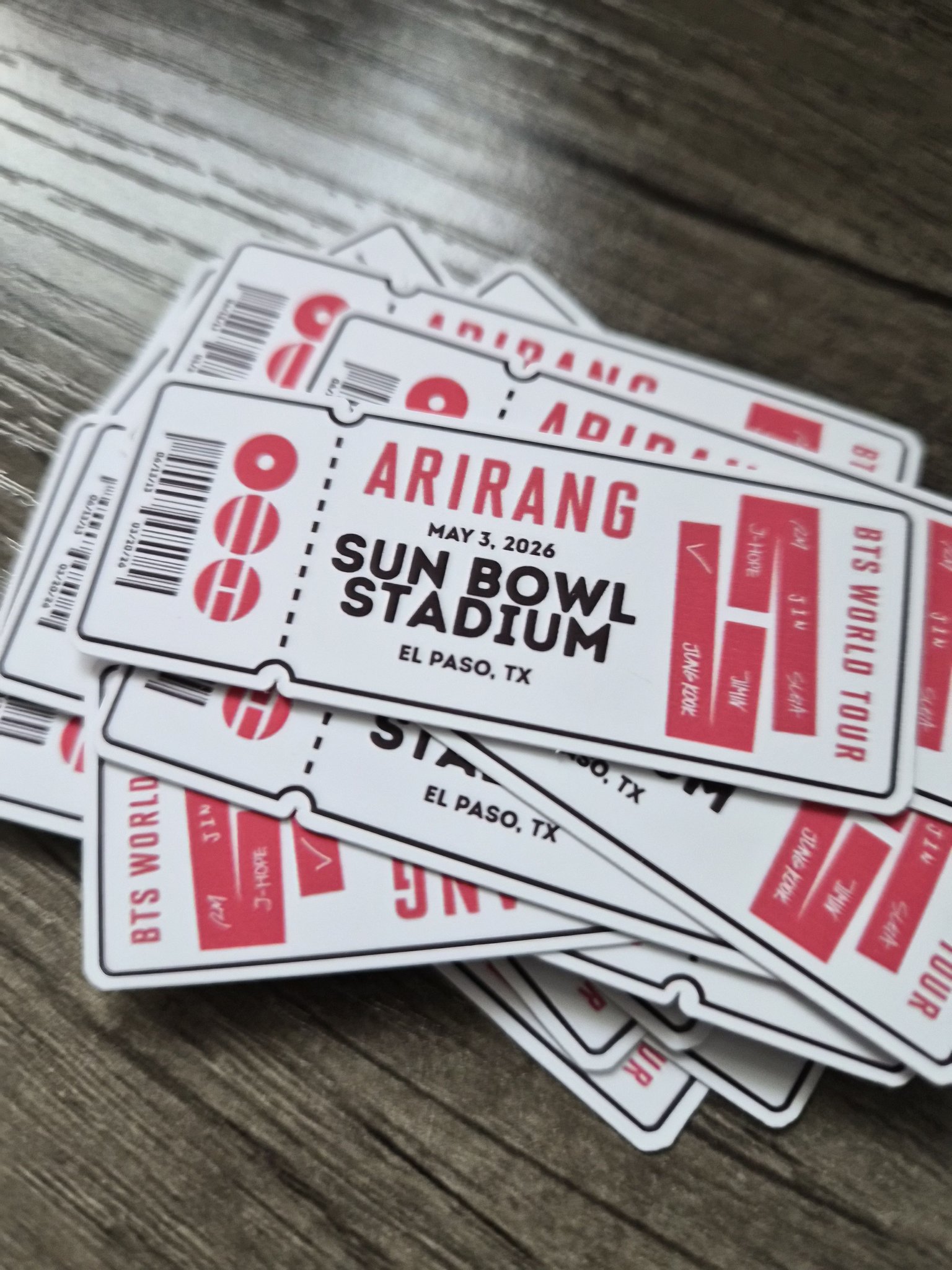 How to collect all BTS World Tour postcard designs? | Foxborough, MA