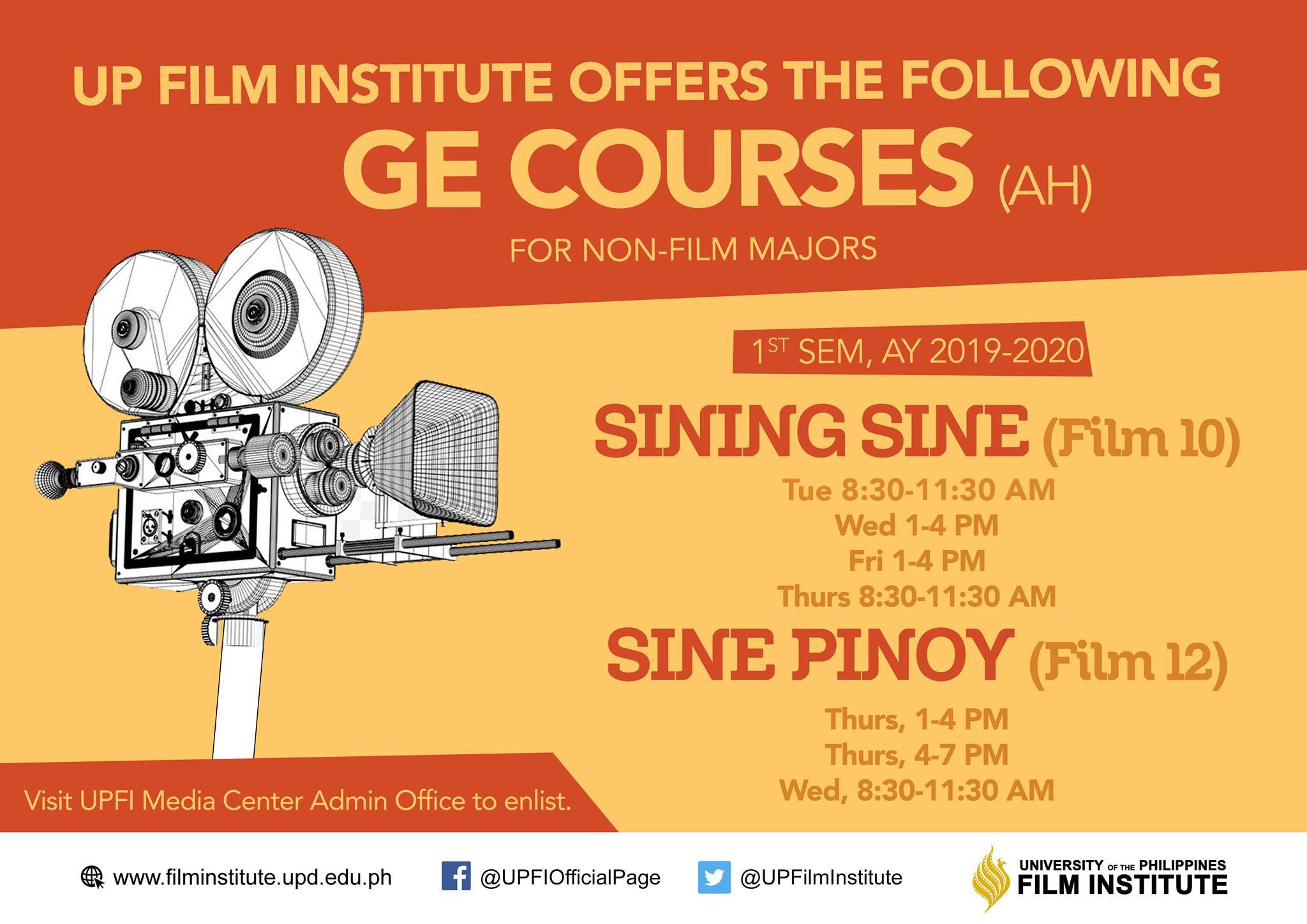 The UP Film Institute will be offering... - UP Film Institute | Facebook