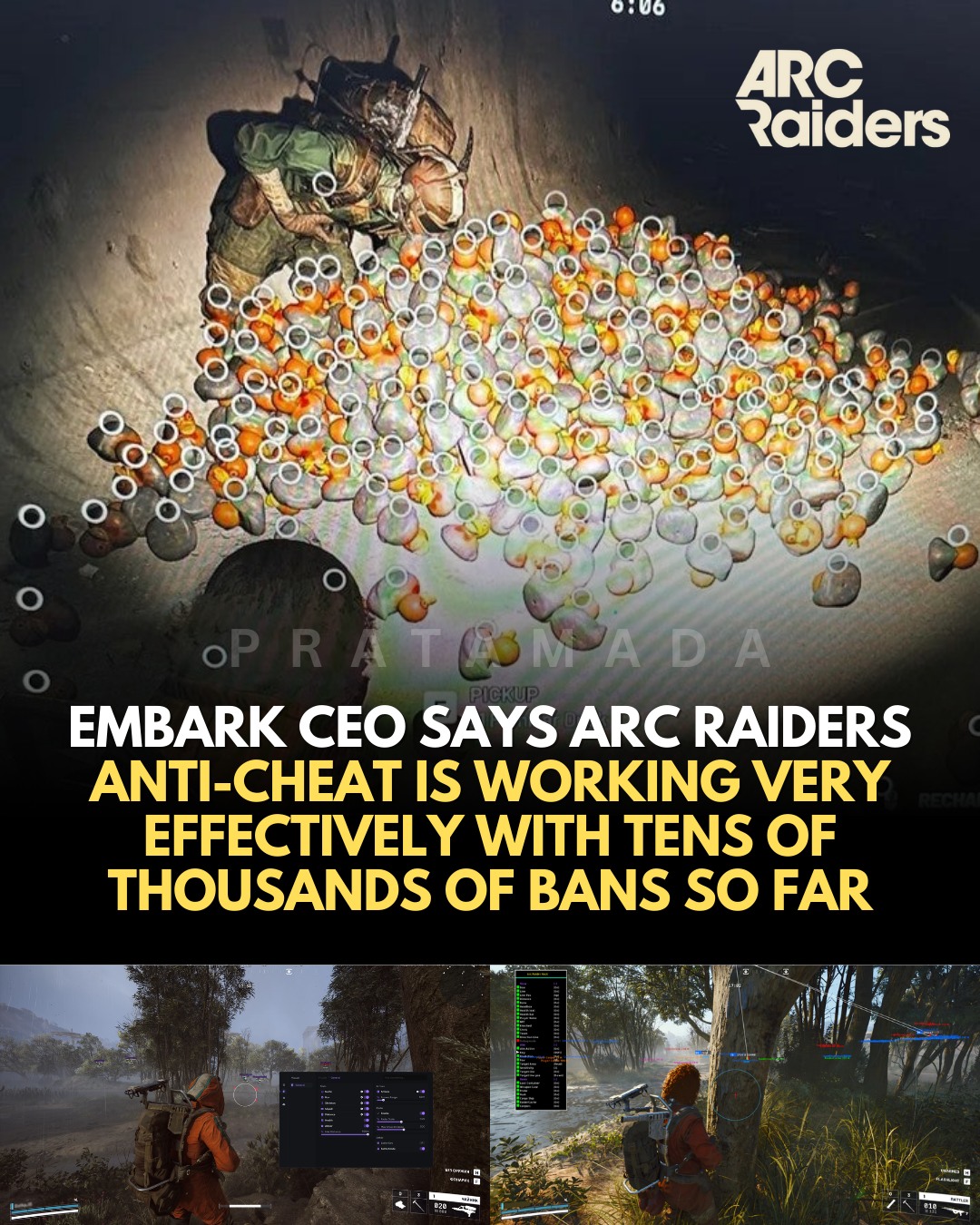 DA - Cheaters are finally getting hit hard in ARC Raiders. Embark CEO ...