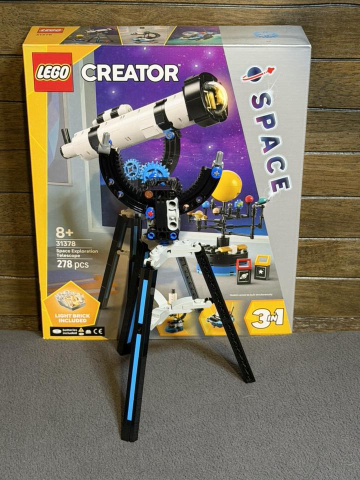 Newly released Creator 3 in 1 Space Exploration Telescope Build